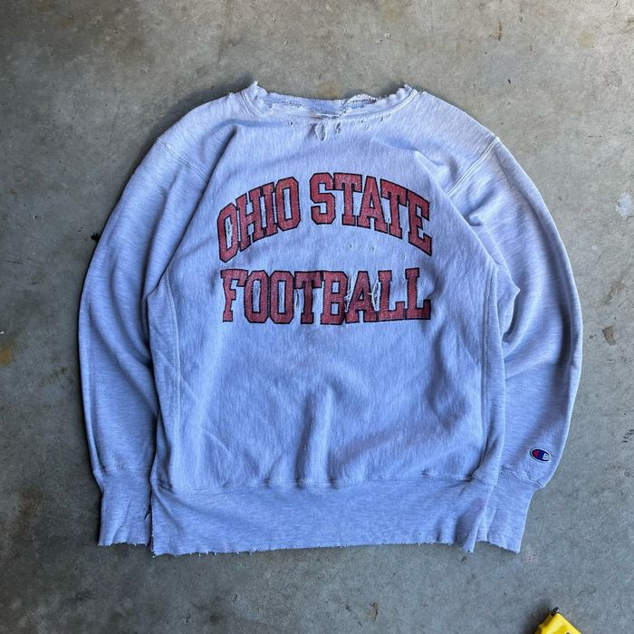 Champion VINTAGE THRASHED CHAMPION OHIO STATE REVERSE WEAVE | Grailed