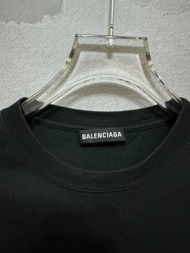 Balenciaga Balenciaga Classic Logo Lock Print Short Sleeve T-Shirt Size US S / EU 44-46 / 1 - 6 Thumbnail