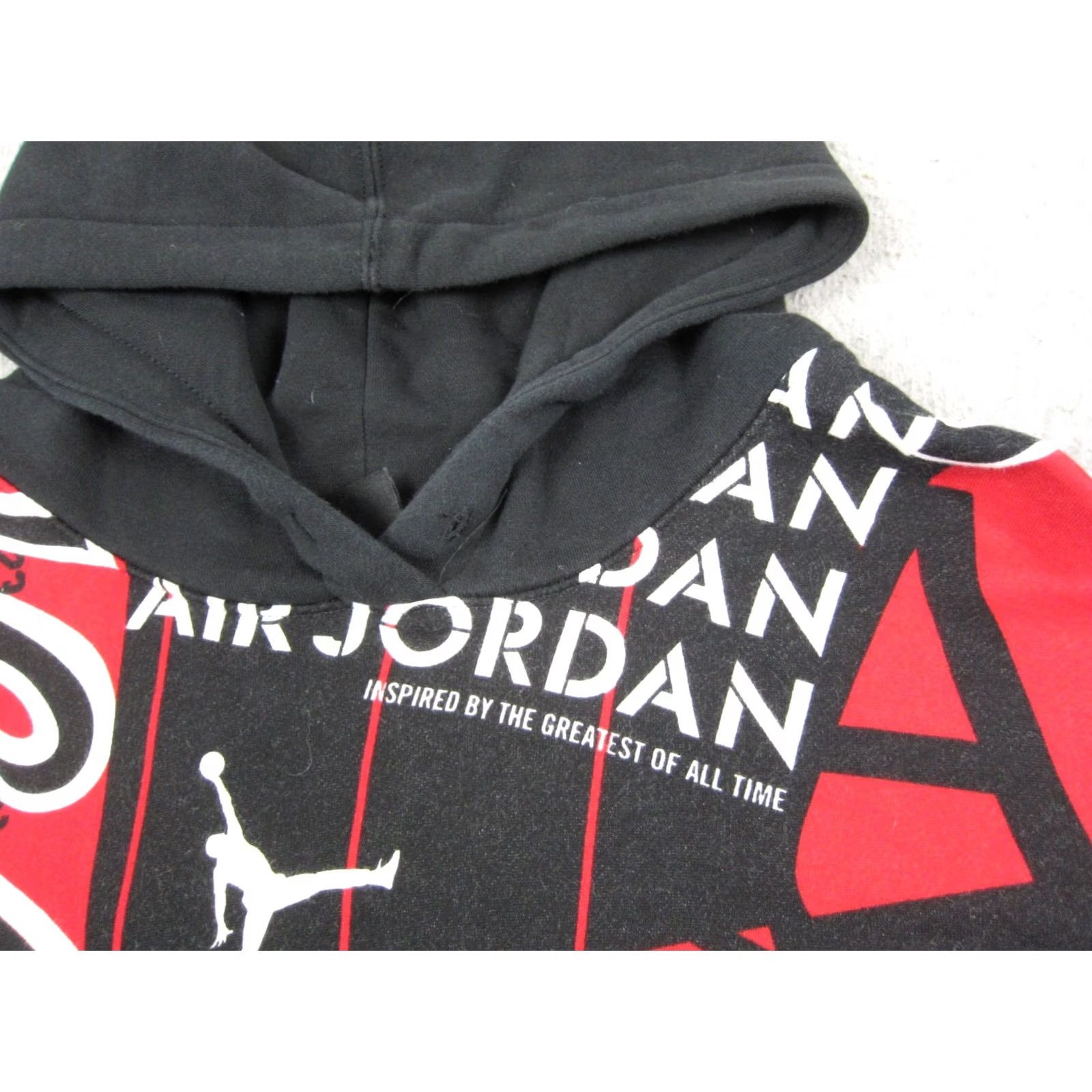 Nike Nike Hoodie Womens 1X Black Jordan Women Plus Red Core Essentials All Over Print Crop Size XL / US 12-14 / IT 48-50 - 3 Thumbnail