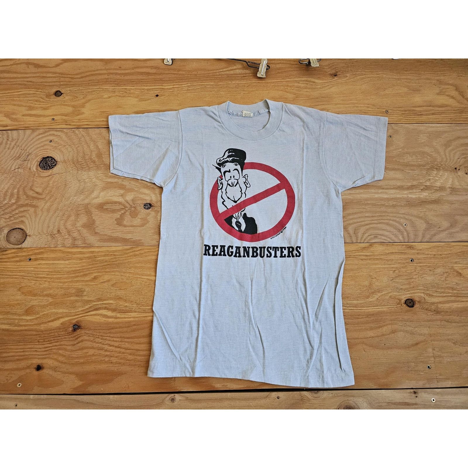 Other Regan Busters T-Shirt: Political Parody Sz S-M 1980s Size US M / EU 48-50 / 2 - 1 Thumbnail
