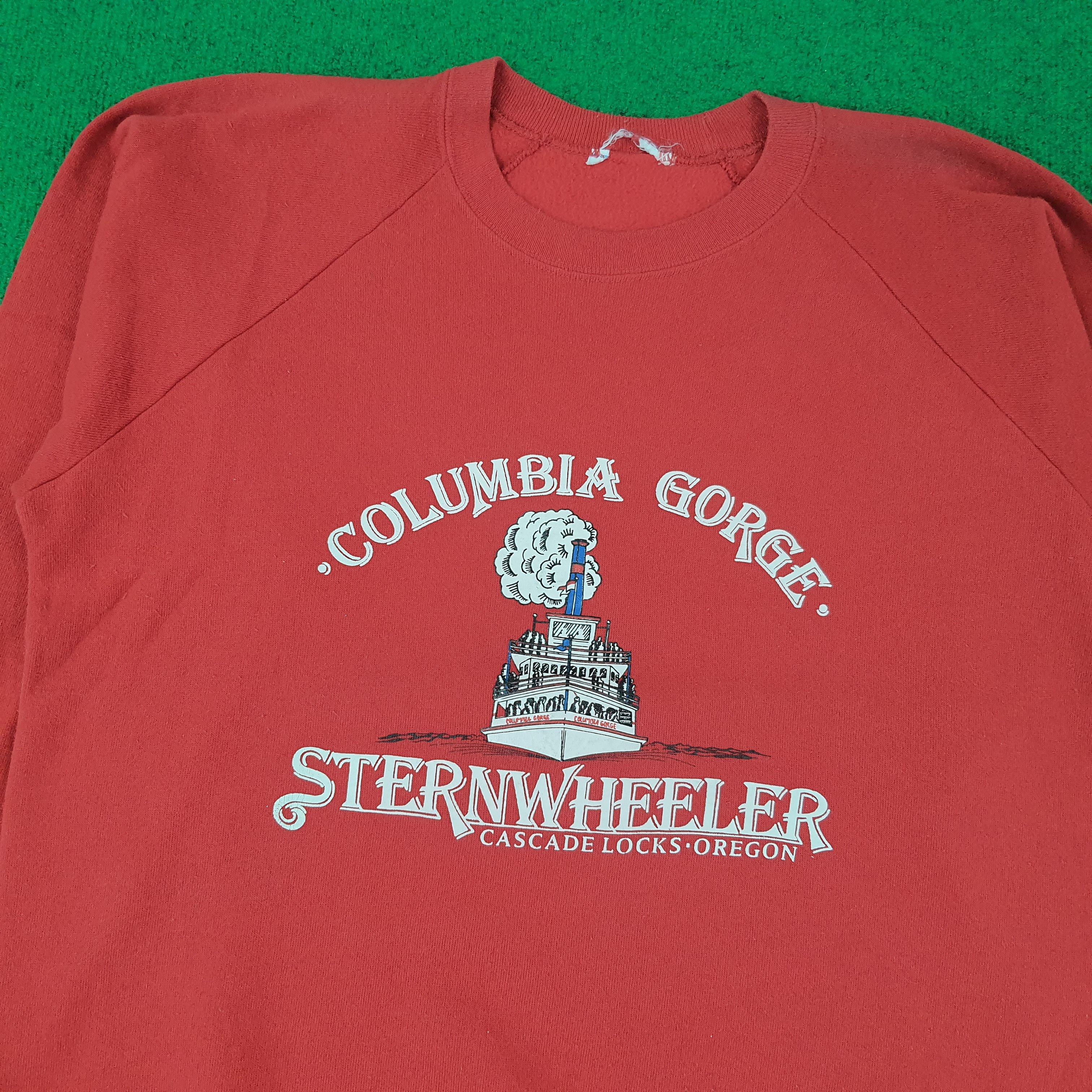 Vintage Vintage Columbia Gorge Sternwheeler Sweatshirt C253N4 Size US M / EU 48-50 / 2 - 2 Thumbnail