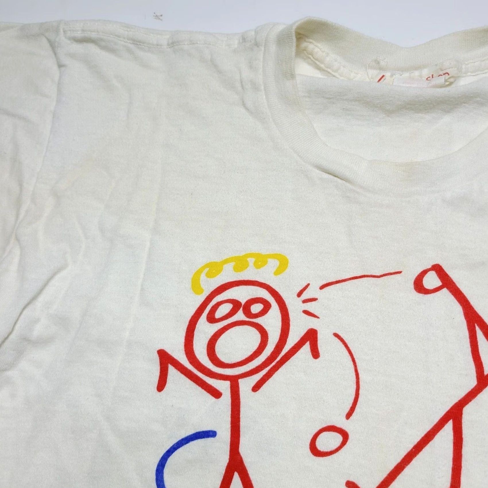 Vintage VINTAGE Soho Tee Shop See Dick Drive Golf Stick Figure Graphic T-Shirt Large 80s Mens Crew Neck Cotton White Standalone Logo Short Sleeve Regular Size US L / EU 52-54 / 3 - 3 Thumbnail