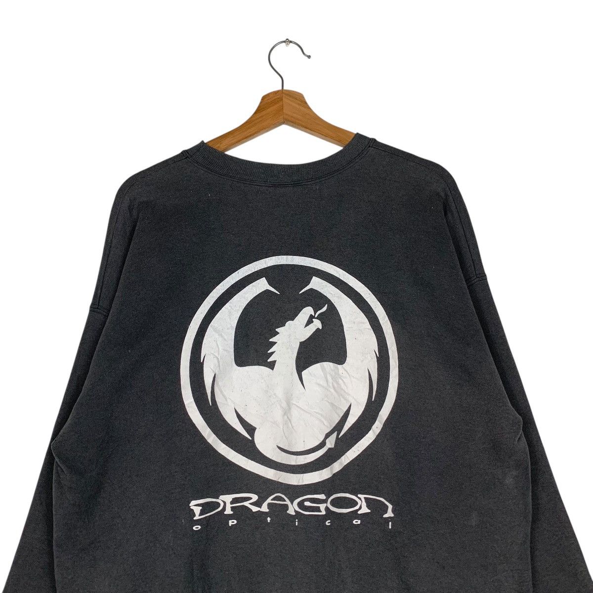 Hanes DRAGON OPTICAL Big Logo Skateboards Sweatshirt #1492-C67 Size US L / EU 52-54 / 3 - 2 Thumbnail