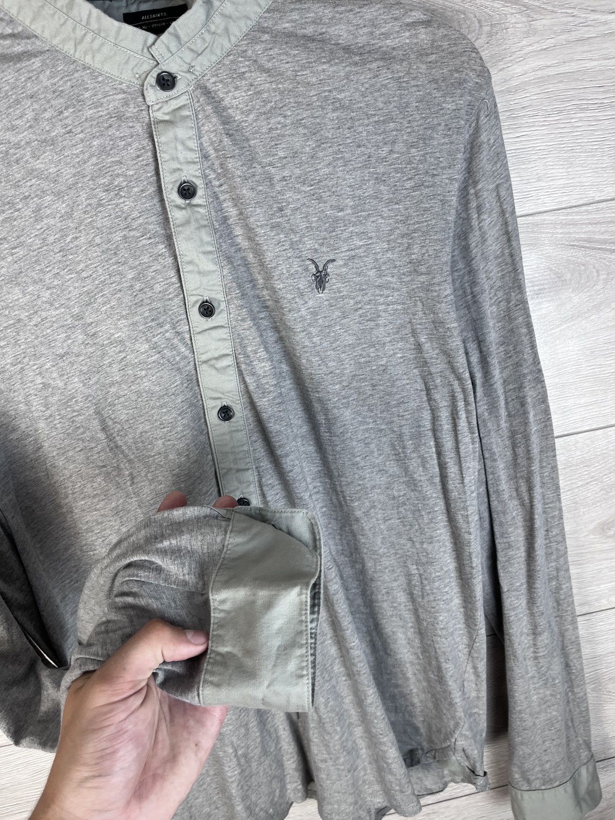 Allsaints Men's Button Down Shirt 1/3 size L Allsaints y2k Size US L / EU 52-54 / 3 - 5 Thumbnail
