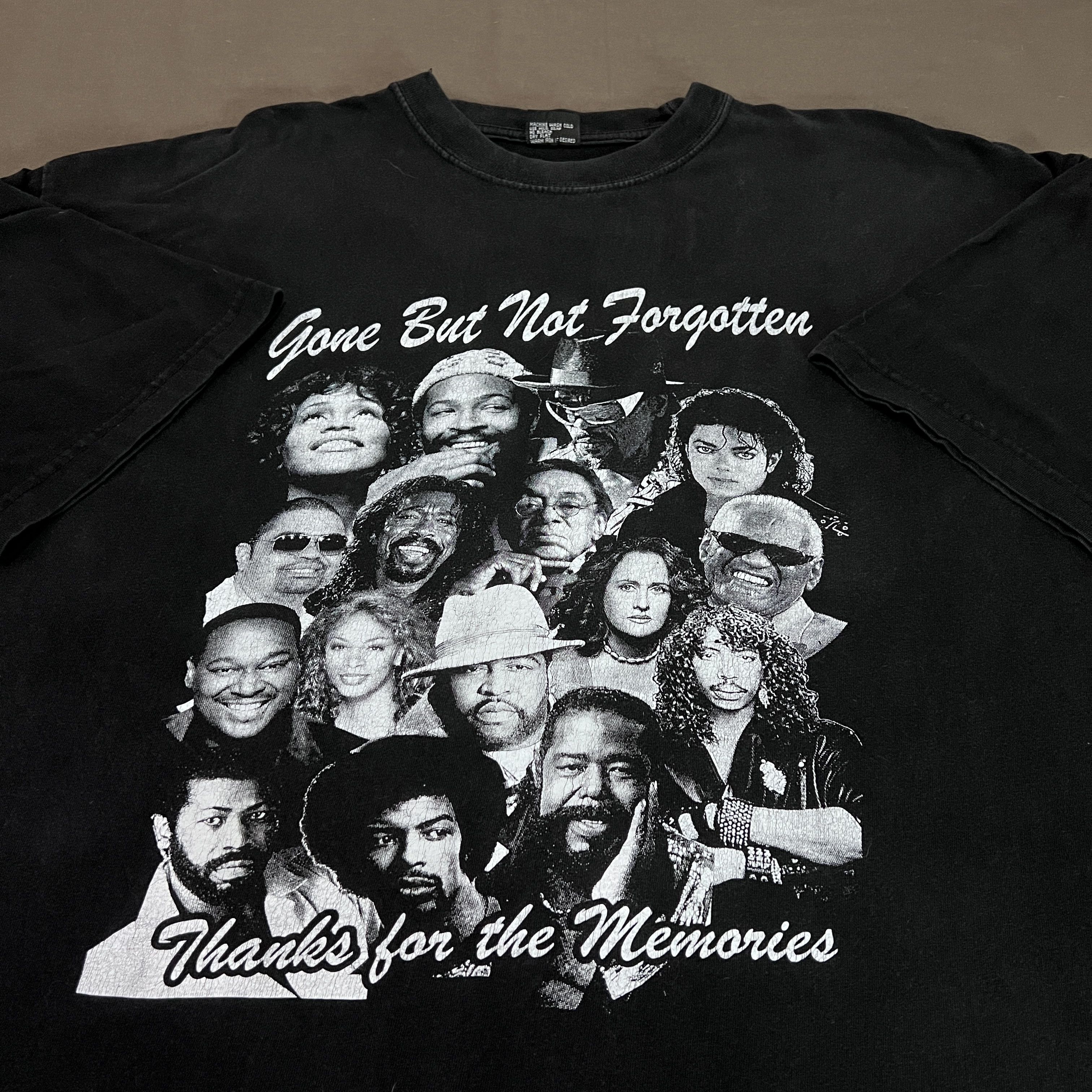 Rap Tees × Vintage Vintage Y2K Gone But Not Forgotten Rap Tee R&B Soul Funk 4XL Size US XXL / EU 58 / 5 - 5 Thumbnail