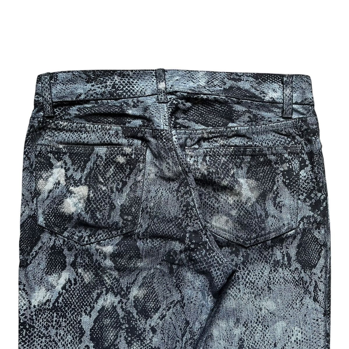 14th Addiction × 5351 POUR LES HOMMES × Japanese Brand 5351 Pourles Hommes Printed Snake skin Pants Size US 28 / EU 44 - 6 Thumbnail