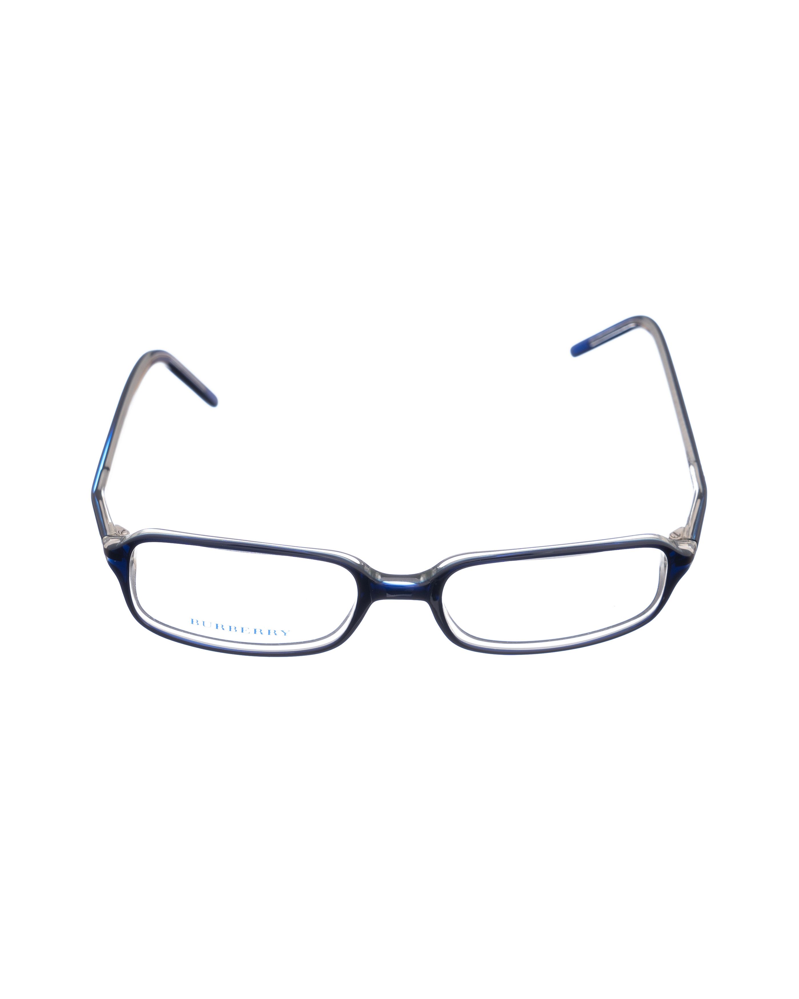Burberry Burberry 90s Navy Blue Clear Plastic Glasses Size ONE SIZE - 2 Thumbnail