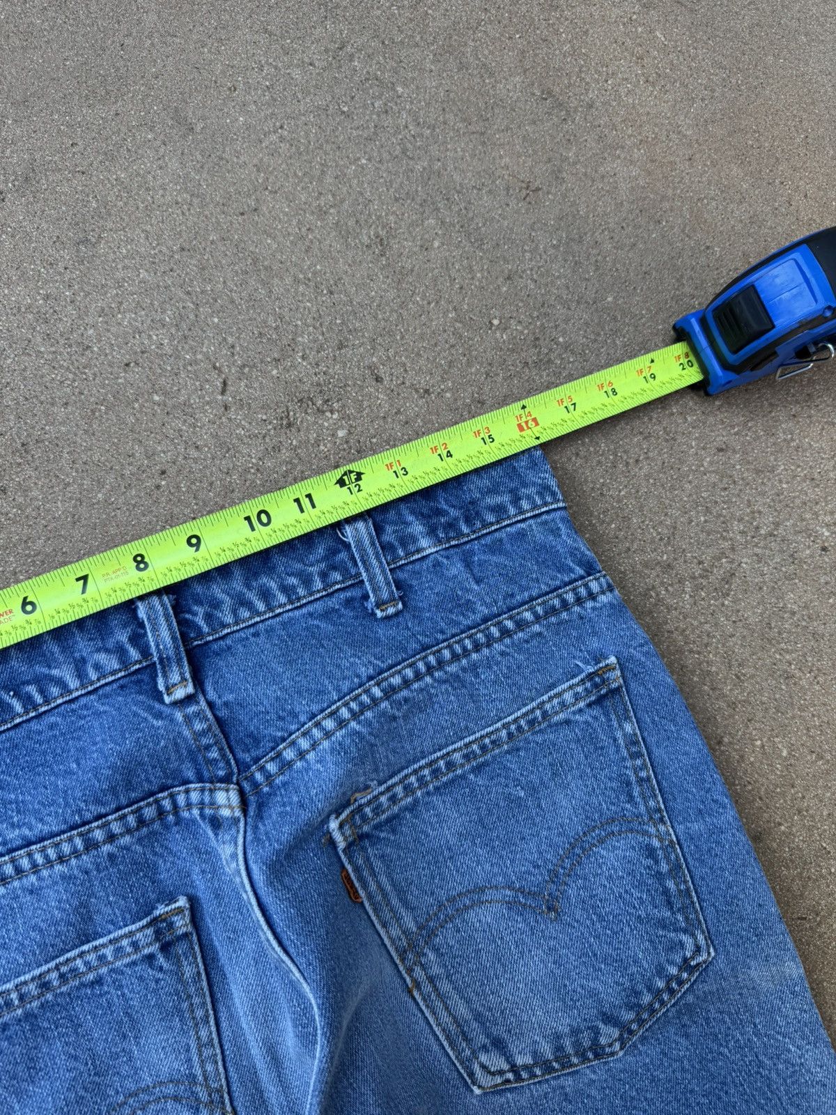 Levi's × Vintage Vtg 70’s Levi’s 646 Orange Tab Bellbottom Flare Jeans 32x31 Size US 32 / EU 48 - 9 Thumbnail