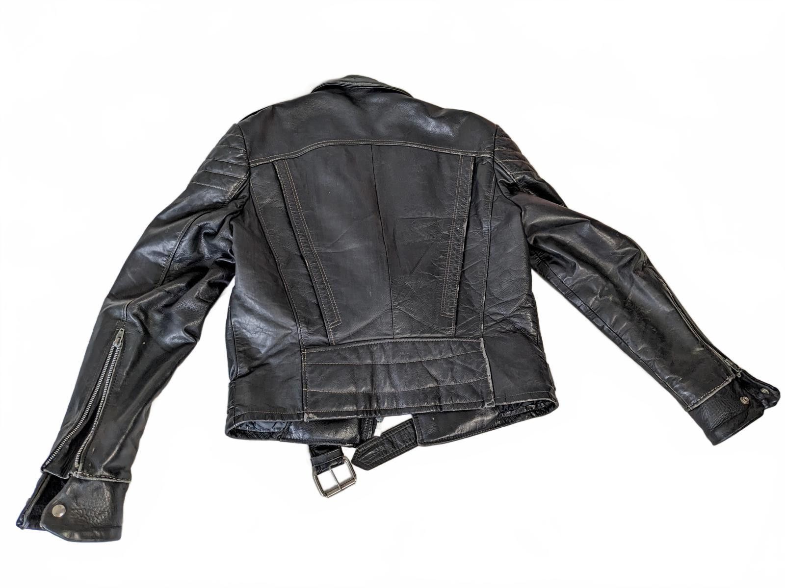 Other Revolution Canada 1980s Perfecto Biker Jacket Men Leather 44 Size US L / EU 52-54 / 3 - 9 Thumbnail