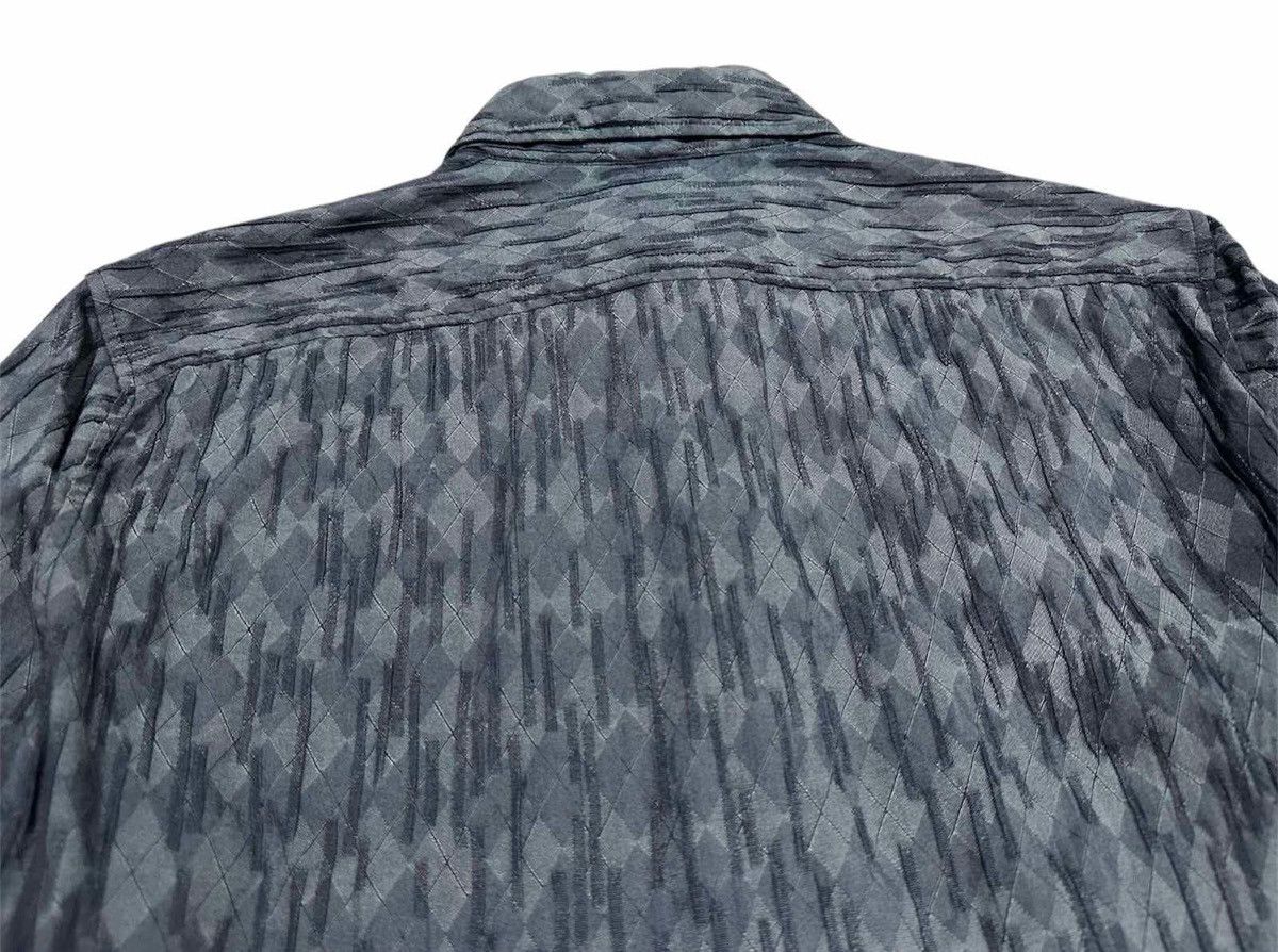 Morgan Homme 🔥Sick Y2K Morgan Homme Argyle Pleats Shirt Size US L / EU 52-54 / 3 - 8 Thumbnail