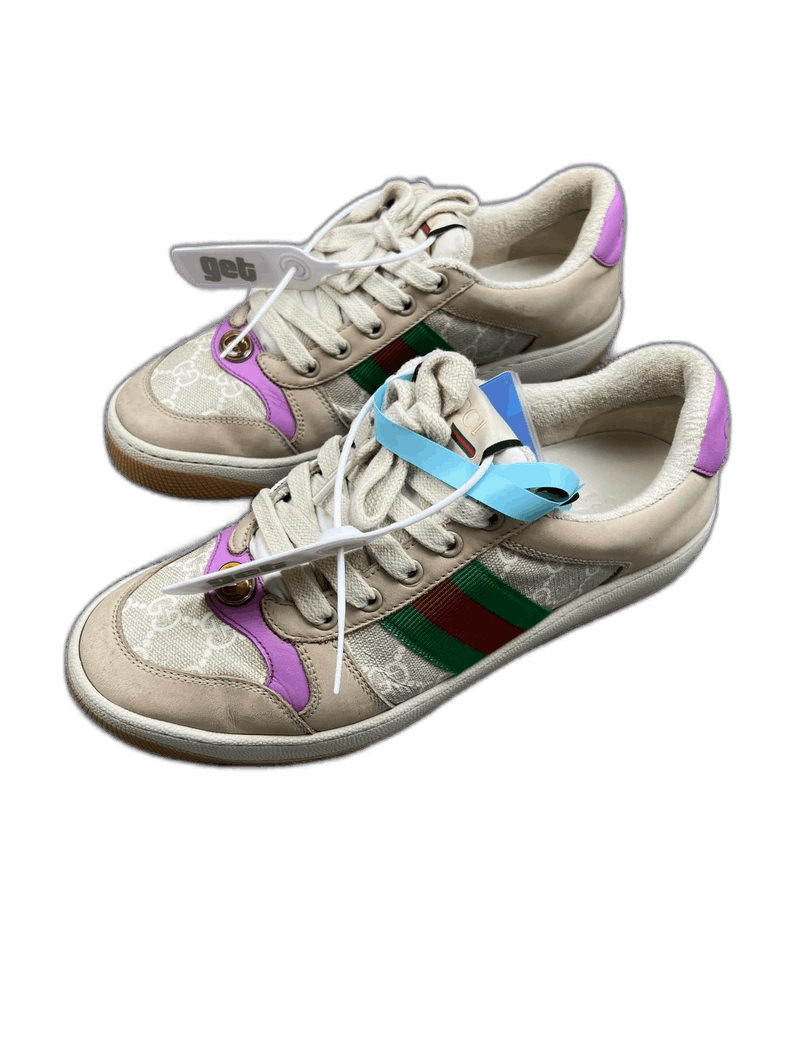 Gucci gucci classic purple detail sneakers in great condition-250 Size US 10 / EU 43 - 1 Thumbnail