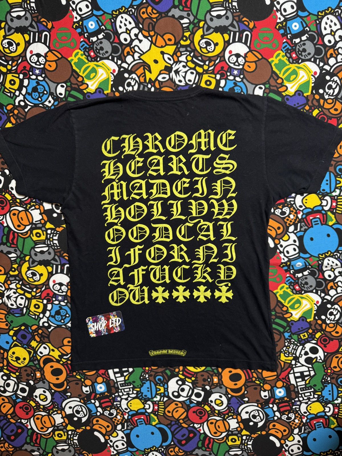Chrome Hearts Chrome Hearts Black Made In Hollywood Logo Tee Size US M / EU 48-50 / 2 - 1 Thumbnail