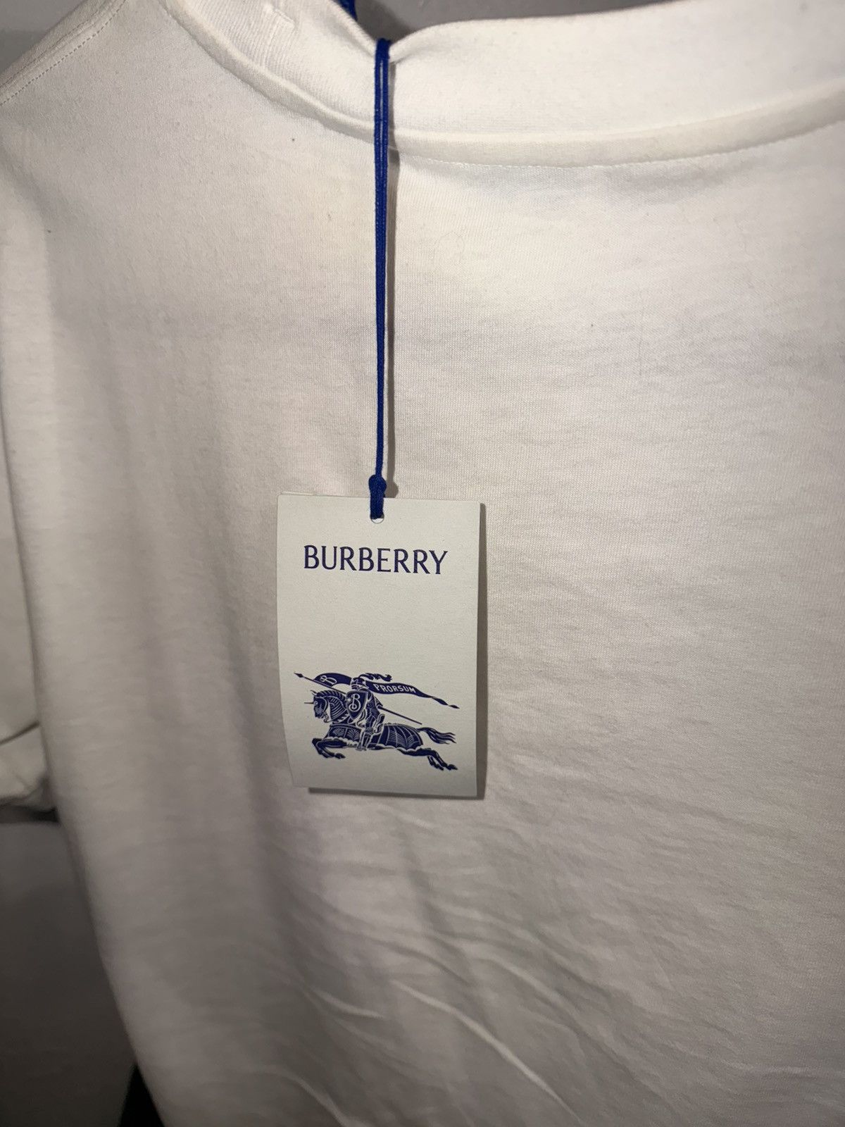 Burberry Burberry white t shirt Size US S / EU 44-46 / 1 - 2 Thumbnail