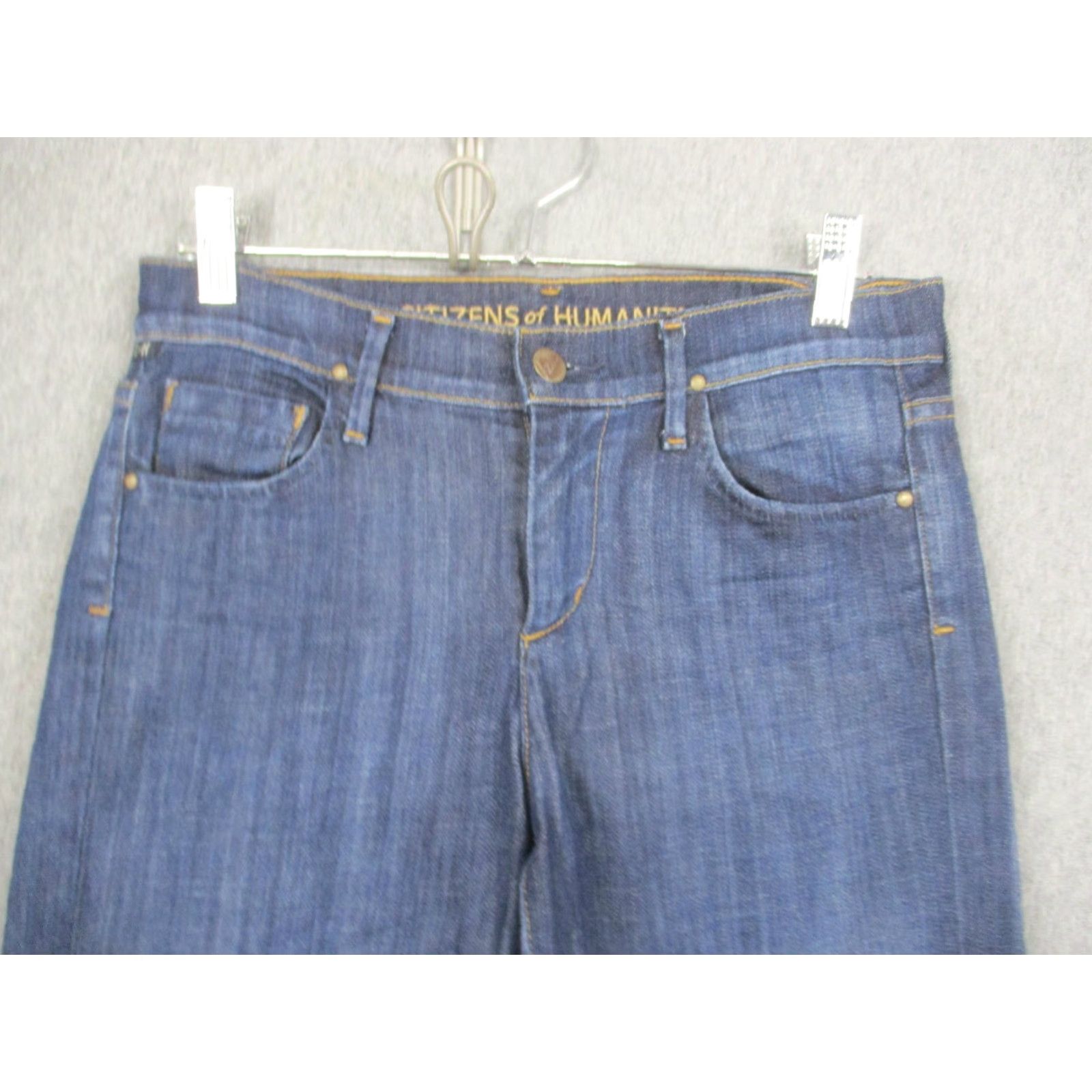 Citizens Of Humanity Citizens Of Humanity Jeans Mens 27x34 Straight Leg Stretch Denim Low Rise USA Size US 27 - 2 Thumbnail