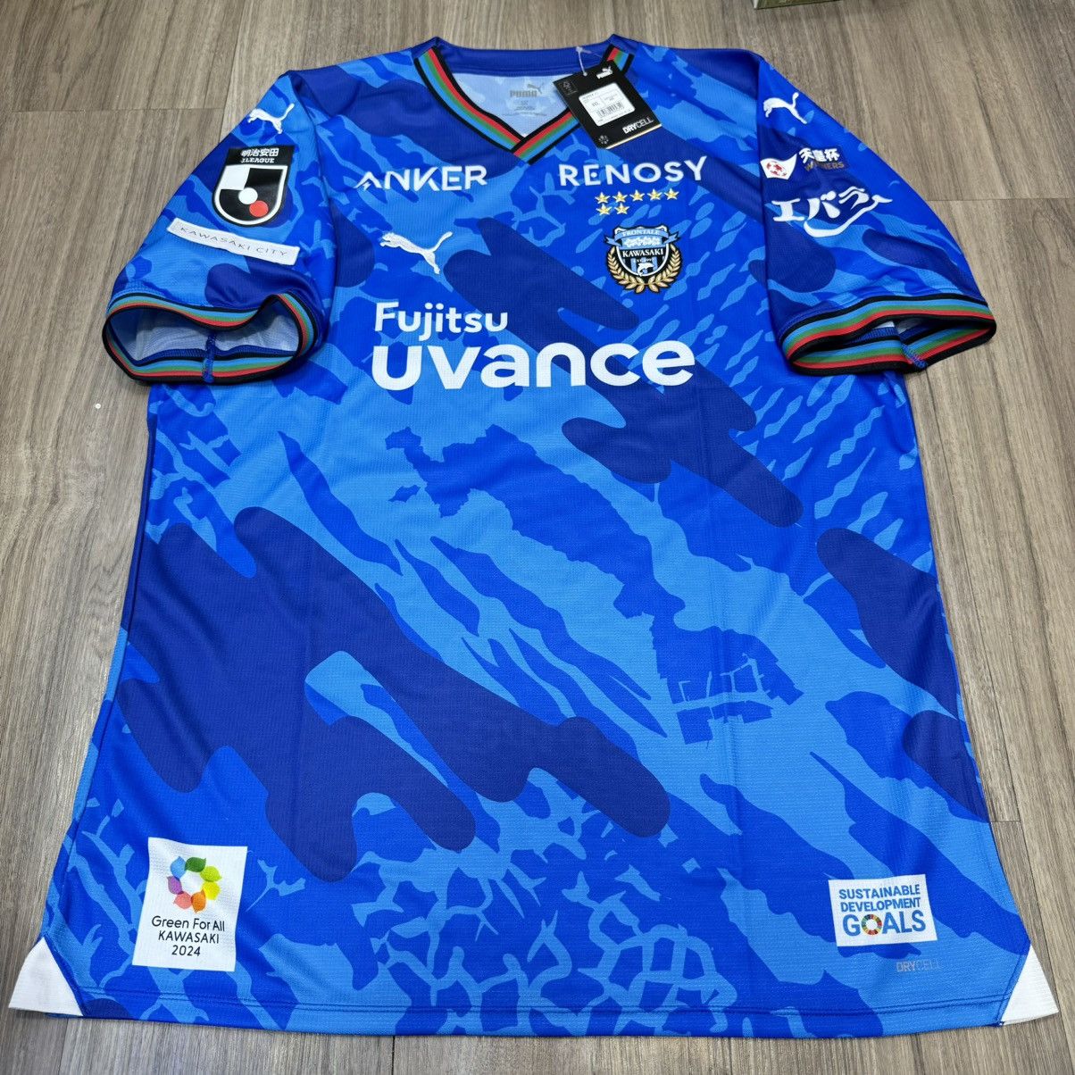 PUMA サッカーウェア 青 41 IENAGA Japanese Brand × Puma Kawasaki Frontale 2024 Limited special