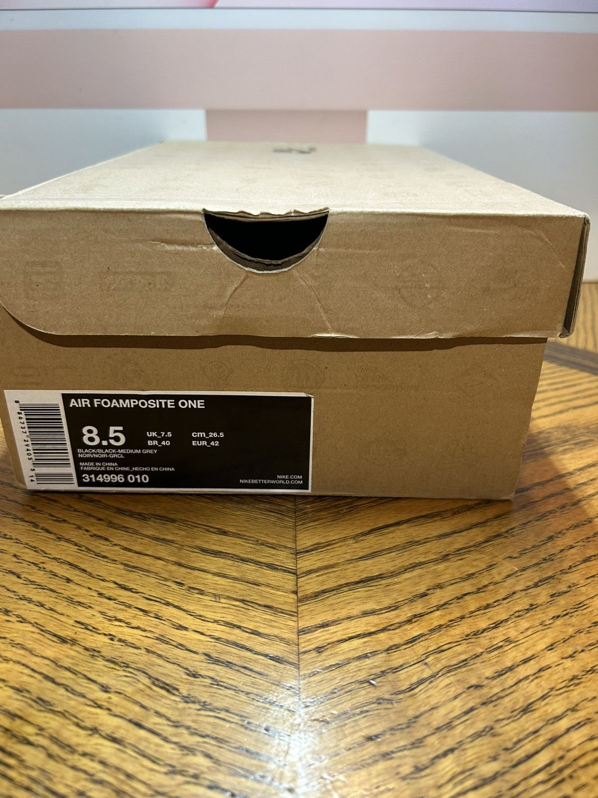 Nike Size 8.5 - Nike Air Foamposite One Stealth Black/Anthracite Size US 8.5 / EU 41-42 - 8 Thumbnail