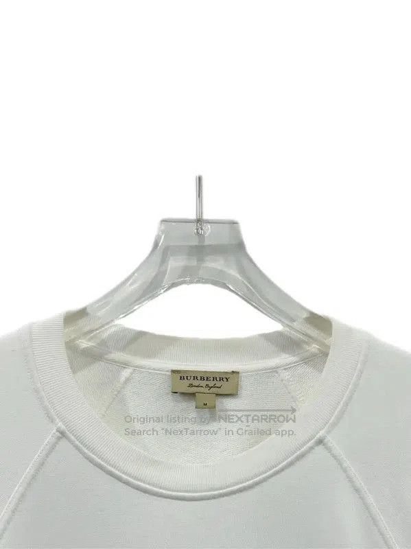 Burberry Burberry Women's Casual White Cotton Sweatshirt. Size M / US 6-8 / IT 42-44 - 3 Thumbnail