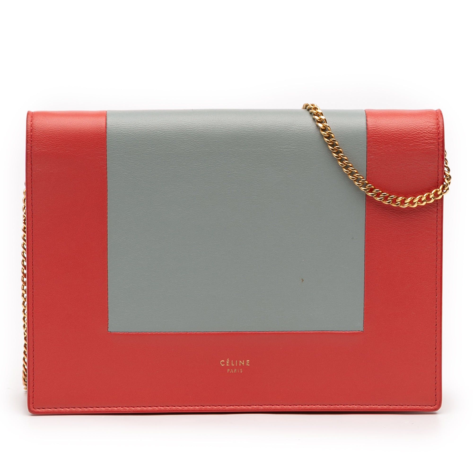 Leather Frame Wallet on Chain