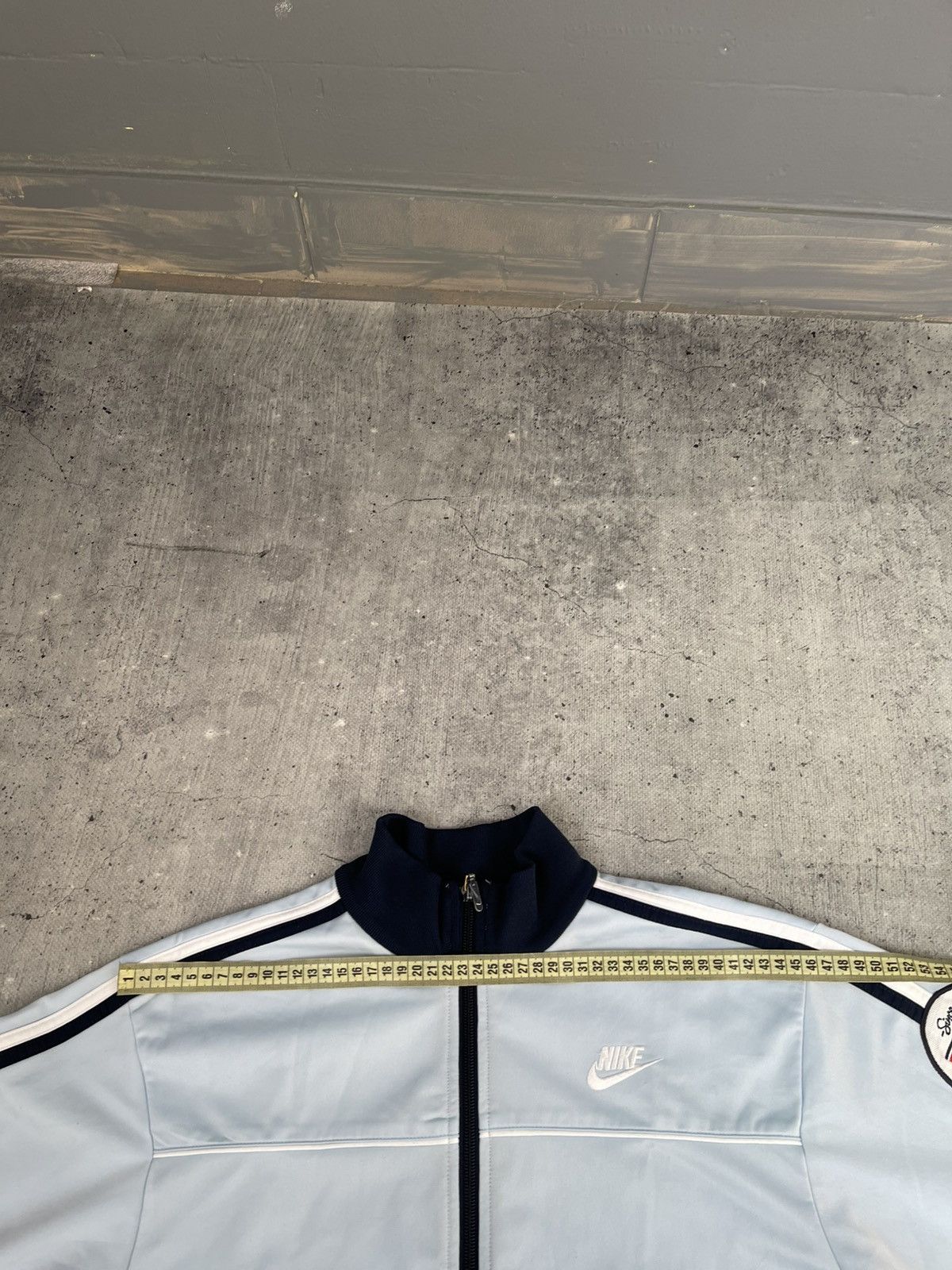 Nike Nike 72 Baby Blue Olympian ZipUp Hoodie Vintage Track Jacket Size US S / EU 44-46 / 1 - 8 Thumbnail