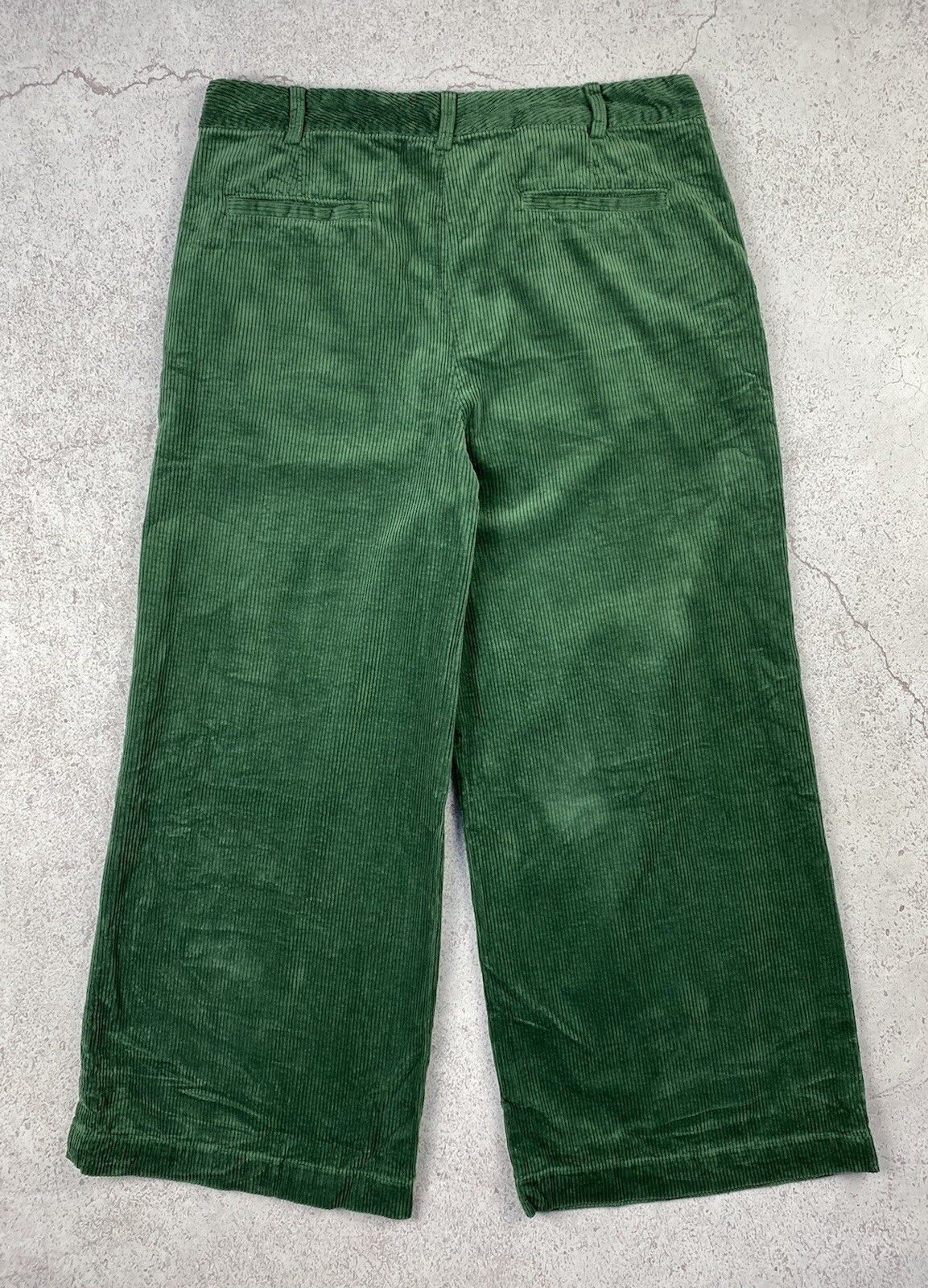 Aspesi Aspesi Womens Cotton Corduroy Wide Cropped Pants Size 28" / US 6 / IT 42 - 5 Thumbnail