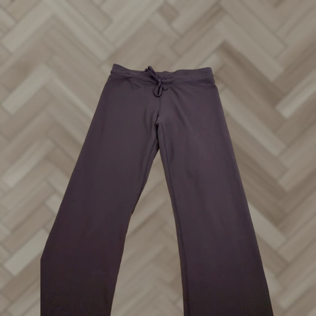 Prana prAna Leggings Womens M Brown Wide Leg Casual Activewear Stretch Size 32" / US 10 / IT 46 - 1 Thumbnail