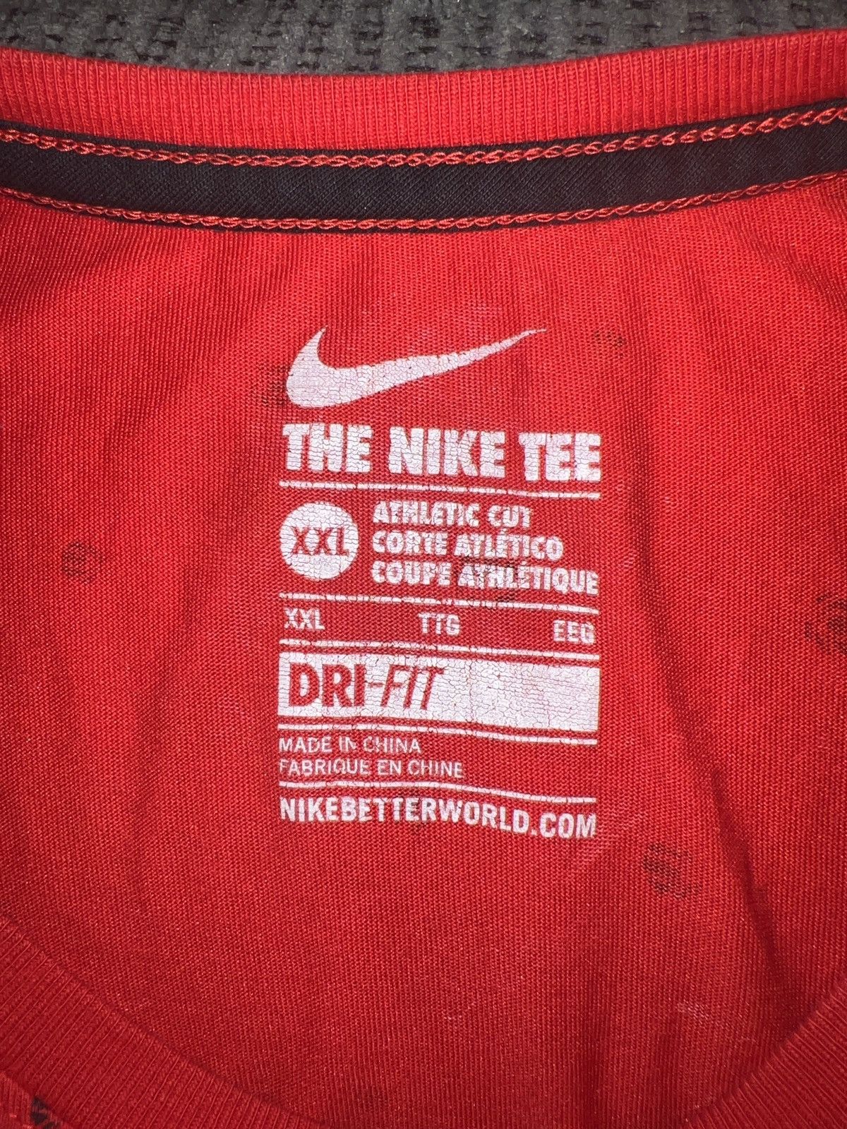 Nike Nike Dri-Fit Athletic Cut Basketball All-Over Tee Size US XXL / EU 58 / 5 - 5 Thumbnail