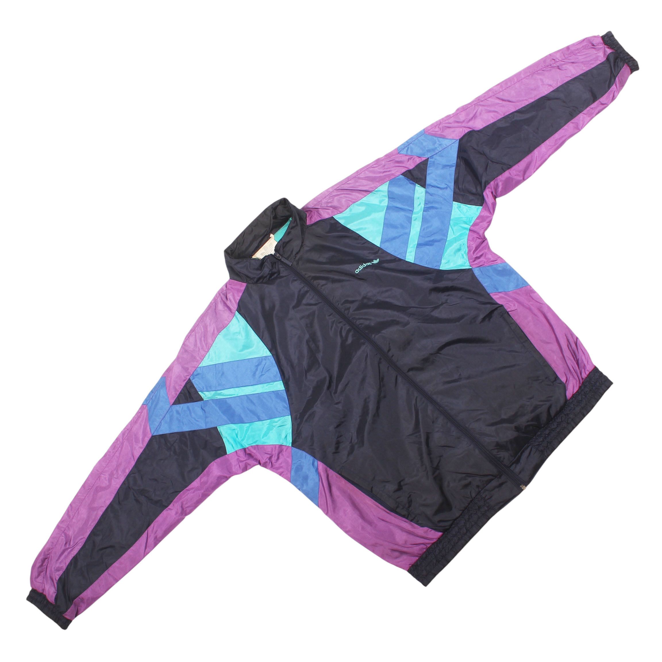 Adidas Vintage adidas Windbreaker Jacket Size L Size US L / EU 52-54 / 3 - 1 Thumbnail