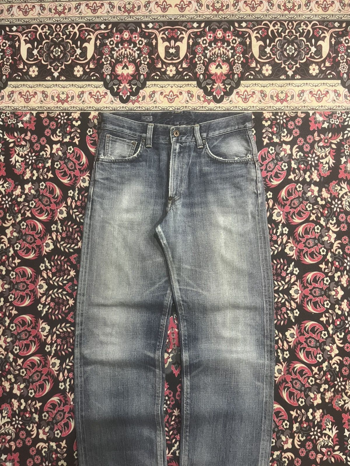 Vintage Vintage Japanese Brand Edwin 505 Half Selvedge Blue Jeans Size US 32 / EU 48 - 3 Thumbnail