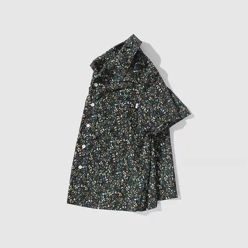 Kubota x Chika Summer Fashion Casual Leaf Floral Shirt Tops