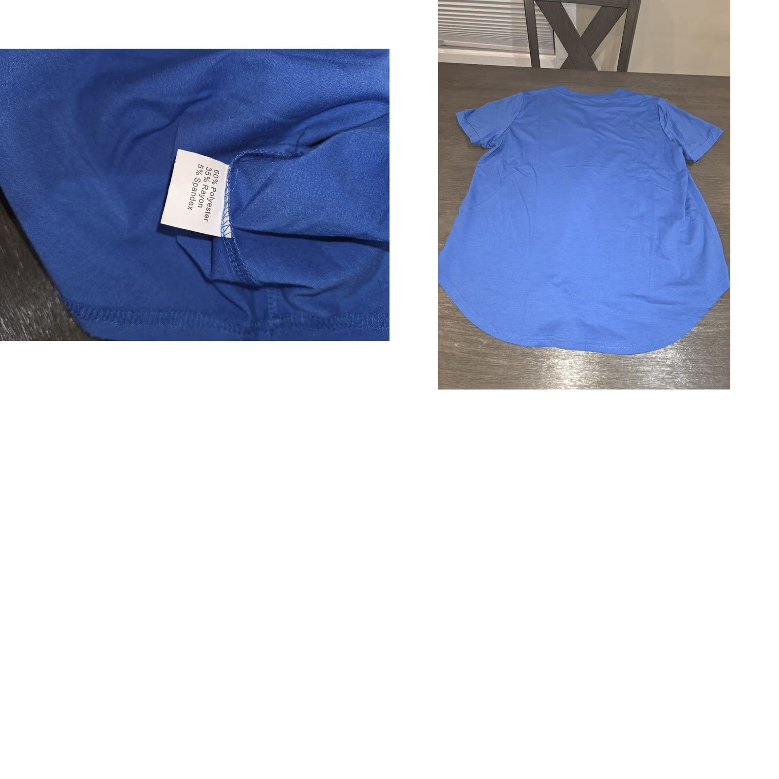 Vintage New Choice Women Collard Casual Blue Short Sleeve Top Blouse XL Blue Womens Short Sleeve Shirt Xl Size XL / US 12-14 / IT 48-50 - 9 Thumbnail