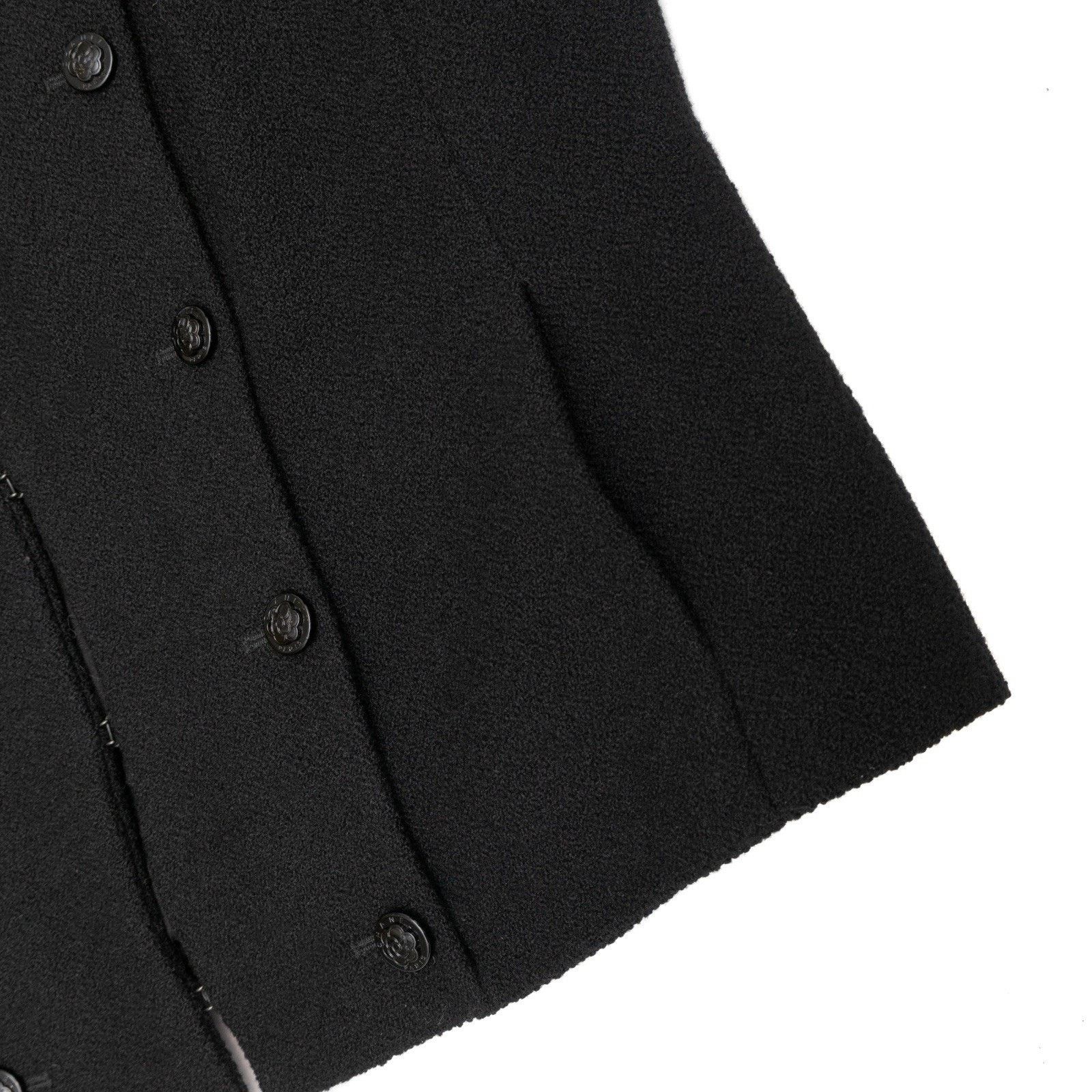 Chanel CHANEL Cropped Bouclé Camélia Double Breasted Wool Jacket Size L / US 10 / IT 46 - 19 Thumbnail