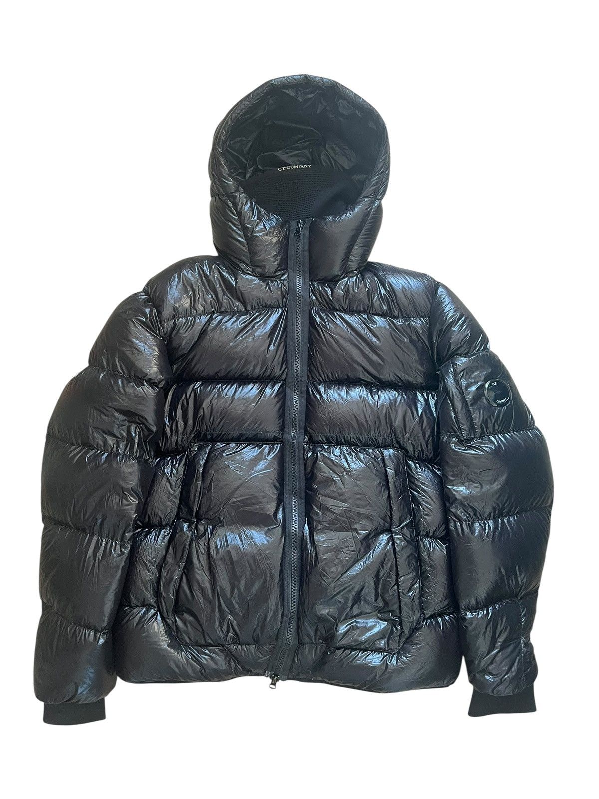C.P. Company CP company dd shell balaclava puffer jacket black very rare Size US M / EU 48-50 / 2 - 1 Thumbnail