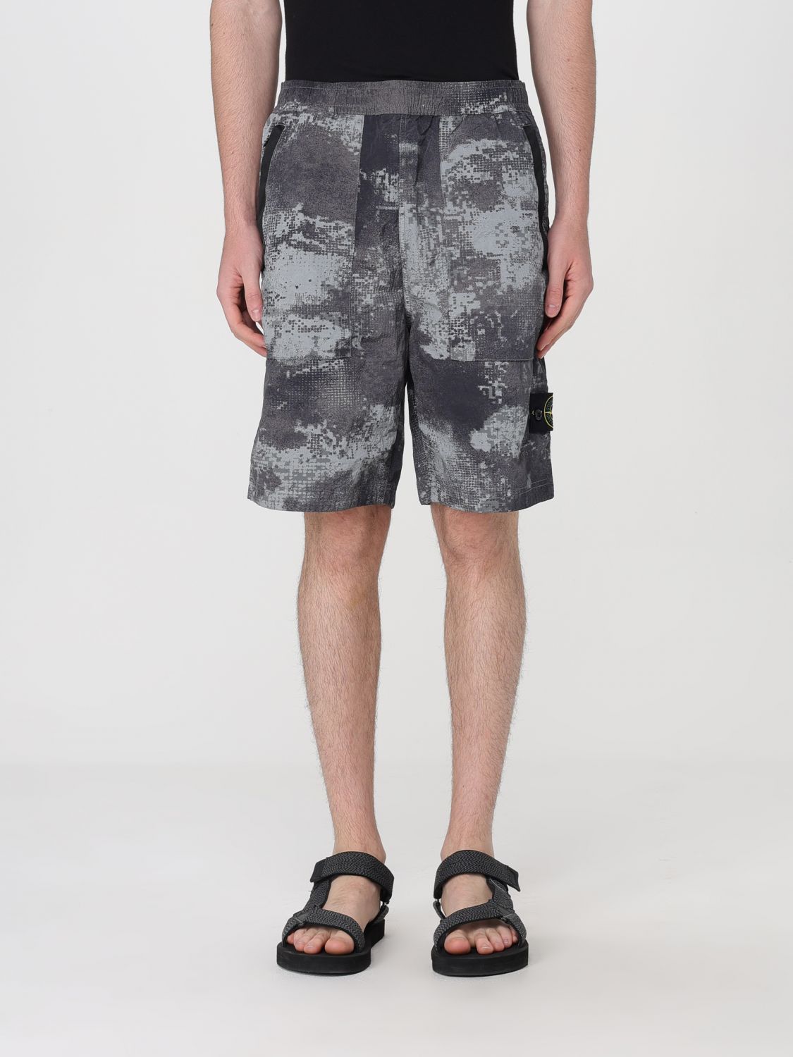 image of Stone Island Short Men Grey (Size 32)