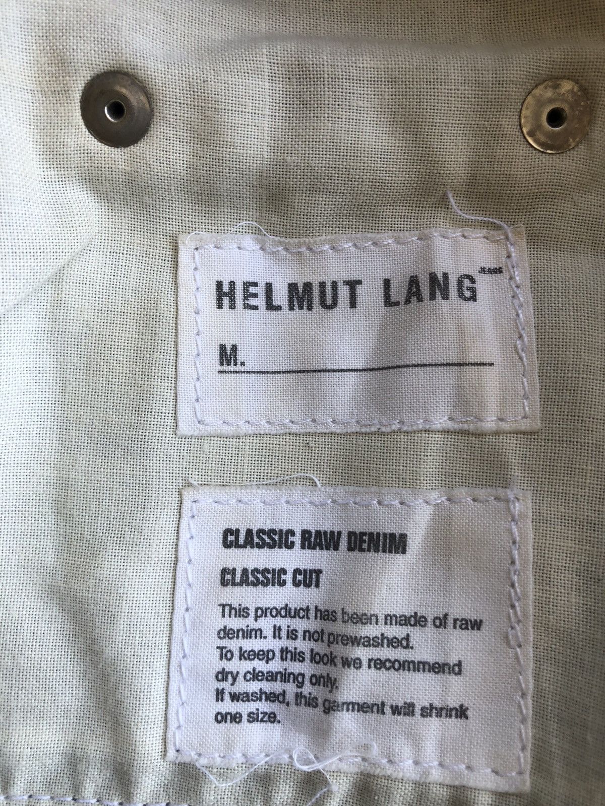 Helmut Lang Helmut Lang Classic Raw Denim Distressed Size US 31 - 21 Thumbnail