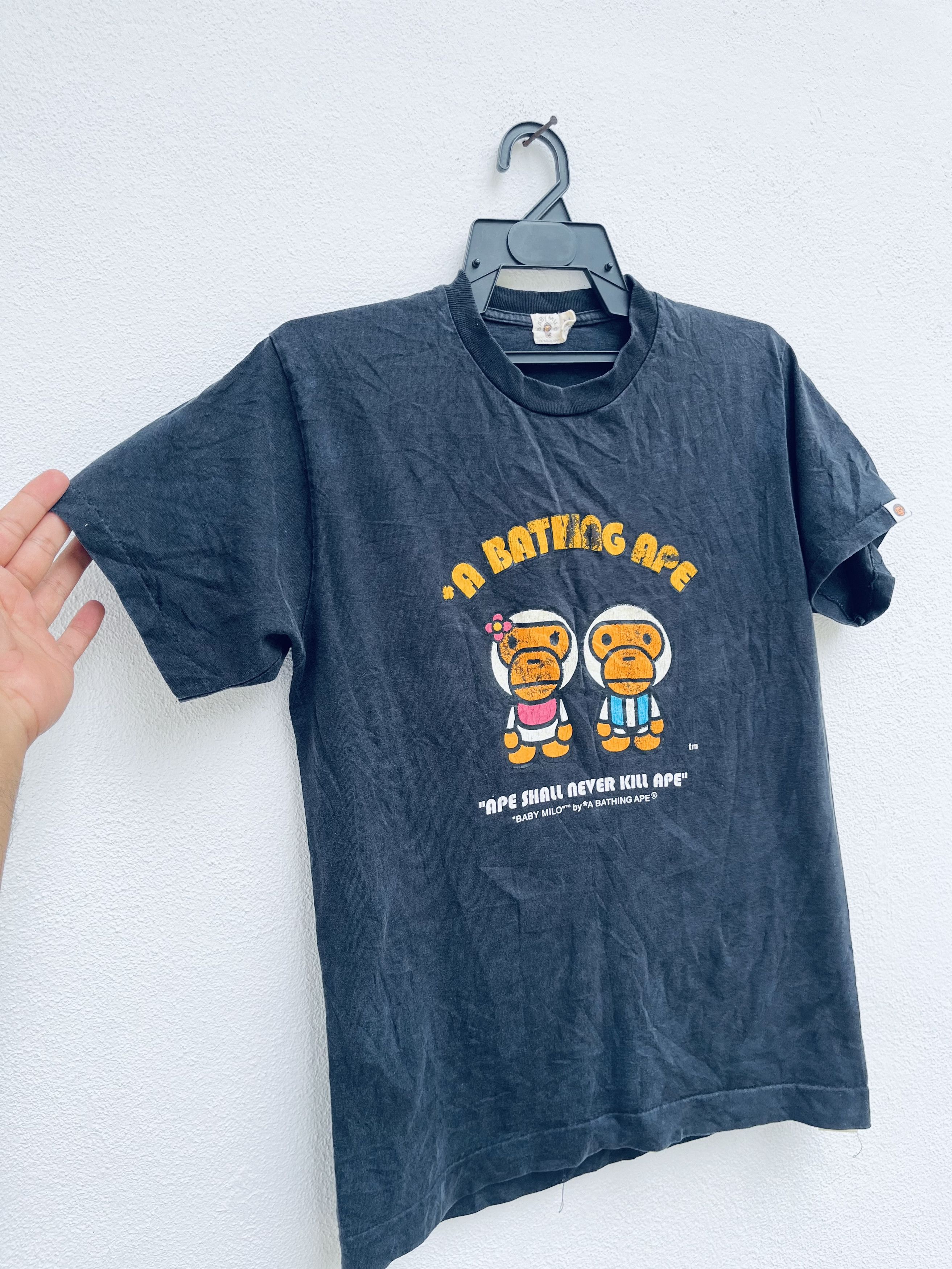 Japanese Brand Vintage A Bathing Ape Baby Milo Japanese Designer Fashion Size US M / EU 48-50 / 2 - 4 Thumbnail
