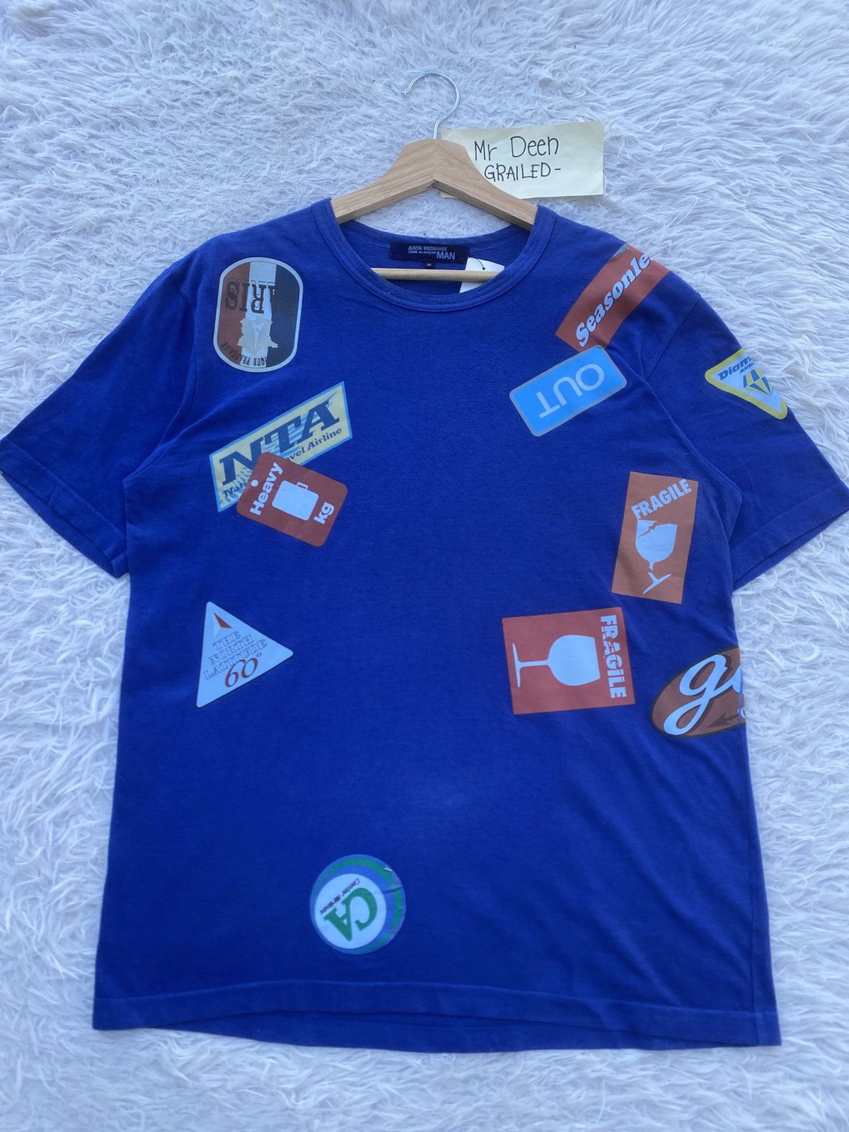 Comme des Garcons Rare SS09 Junya Watanabe Comme Des Garcons MAN Tshirt Size US M / EU 48-50 / 2 - 5 Thumbnail