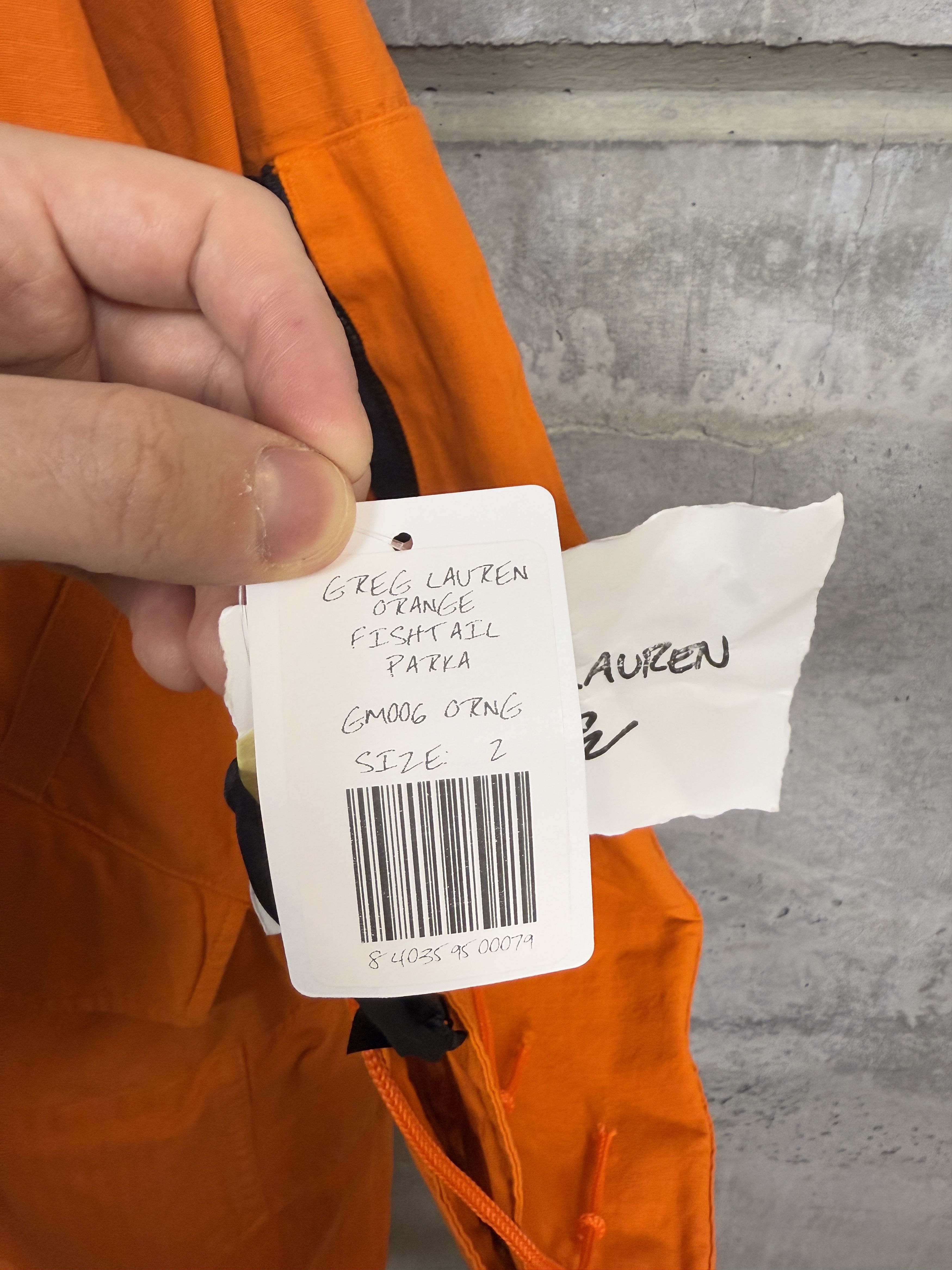 Greg Lauren $1350 Greg Lauren Orange Fishtail Parka Size US M / EU 48-50 / 2 - 10 Thumbnail