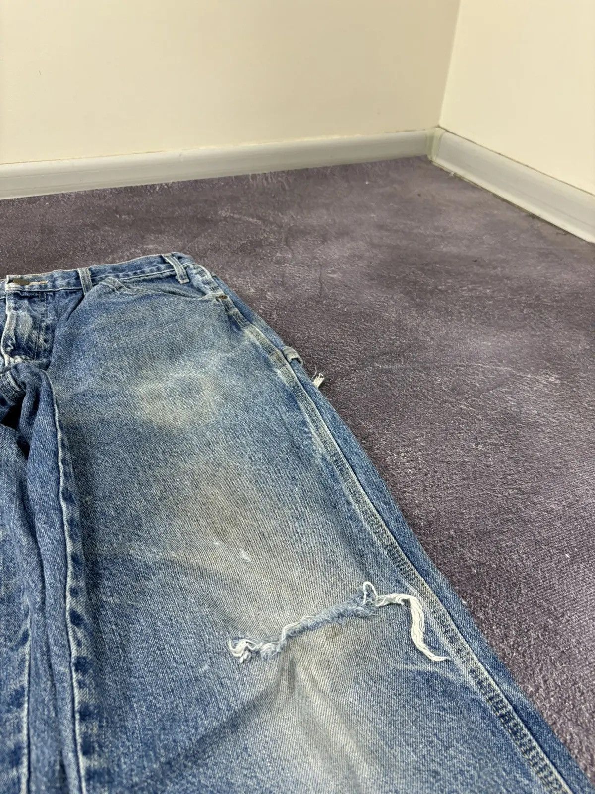 Dickies × Vintage Vintage Dickies Faded Blue American Hype Baggy Jeans Size US 36 / EU 52 - 8 Thumbnail