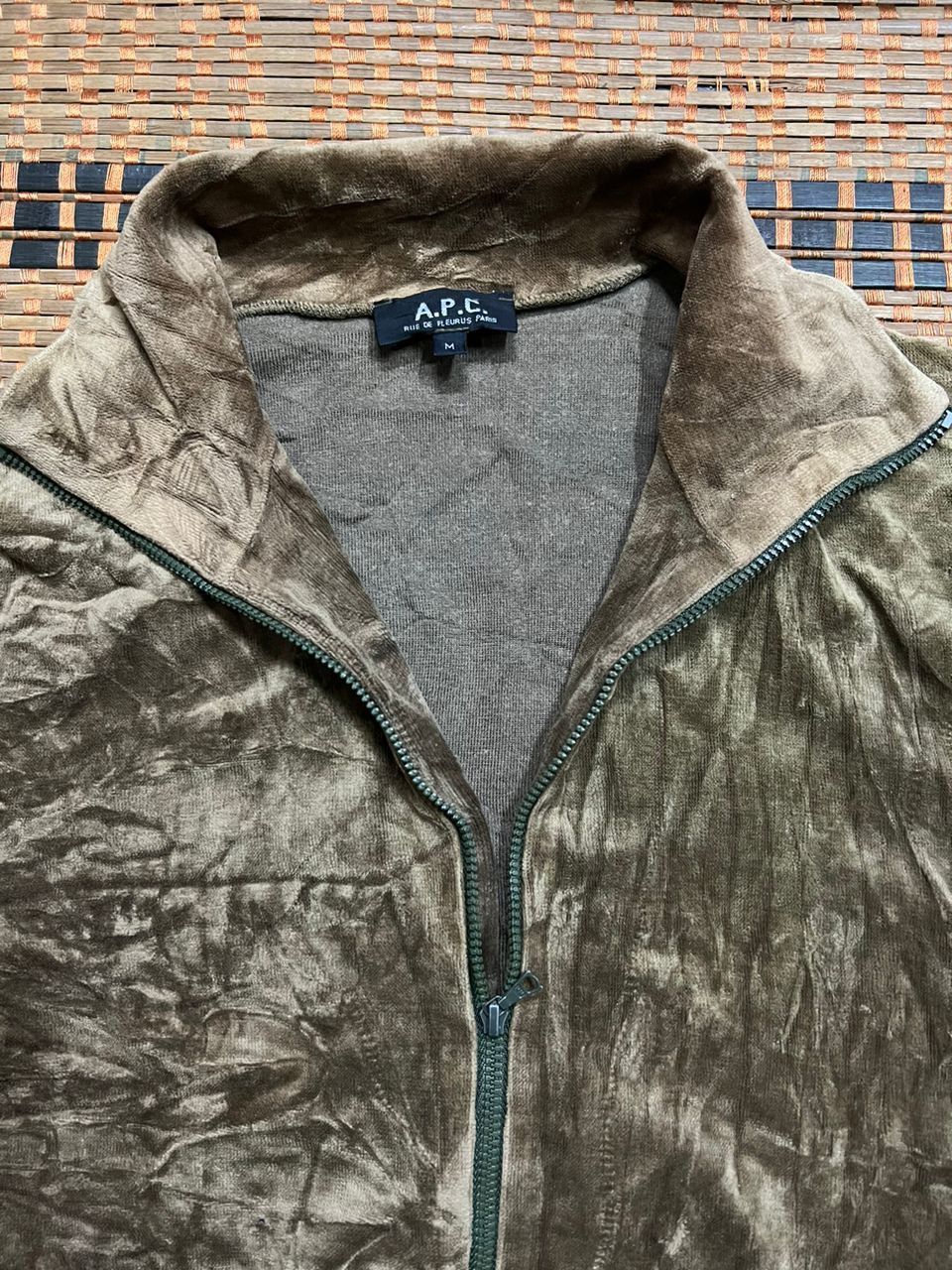 A.P.C. Archival Clothing A.P.C Sweater Velvet Brown RIRI Zipper Size US S / EU 44-46 / 1 - 2 Thumbnail