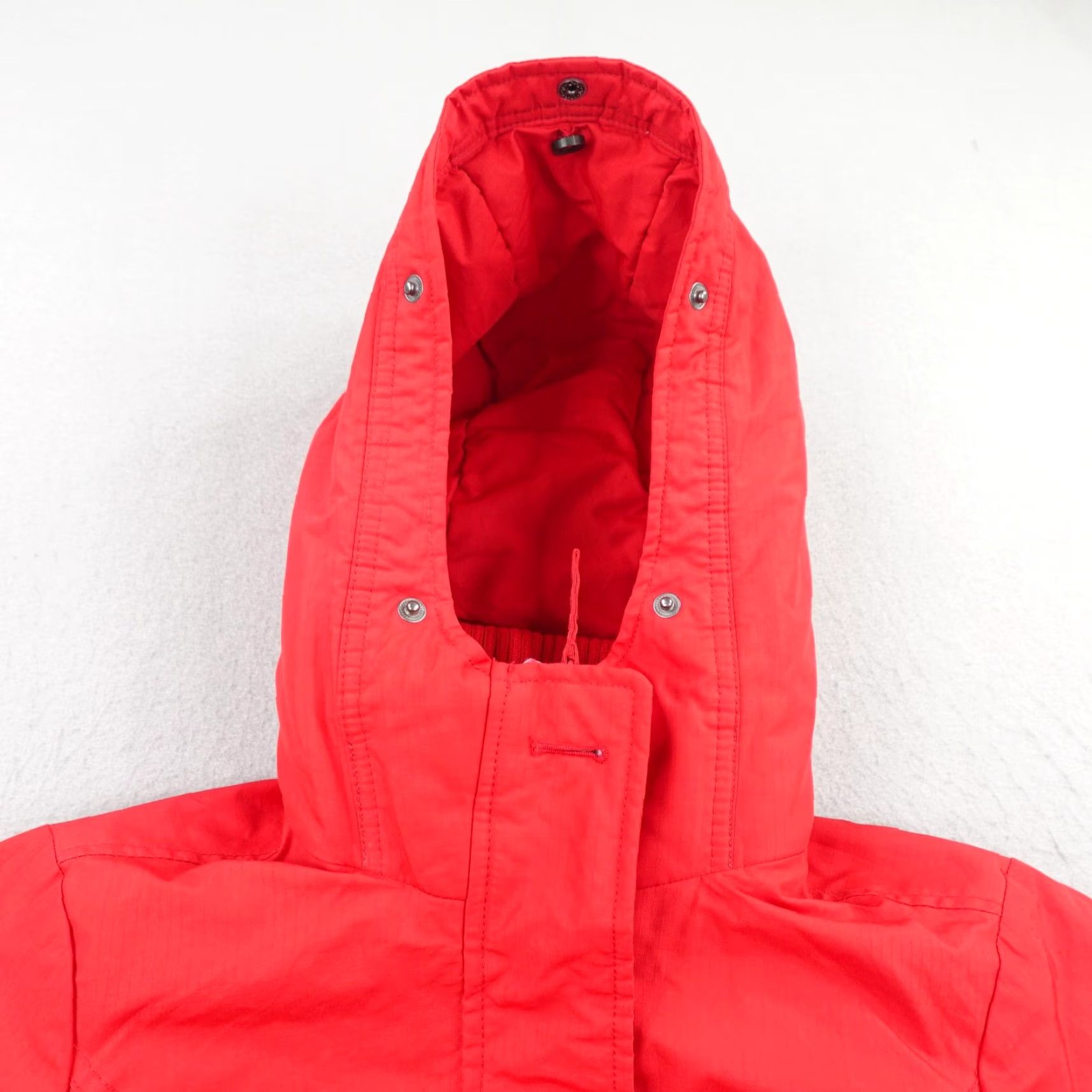 Abercrombie & Fitch Abercrombie & Fitch Coat Womens Small Red Quilted Lined Windbreaker Parka Size S / US 4 / IT 40 - 2 Thumbnail
