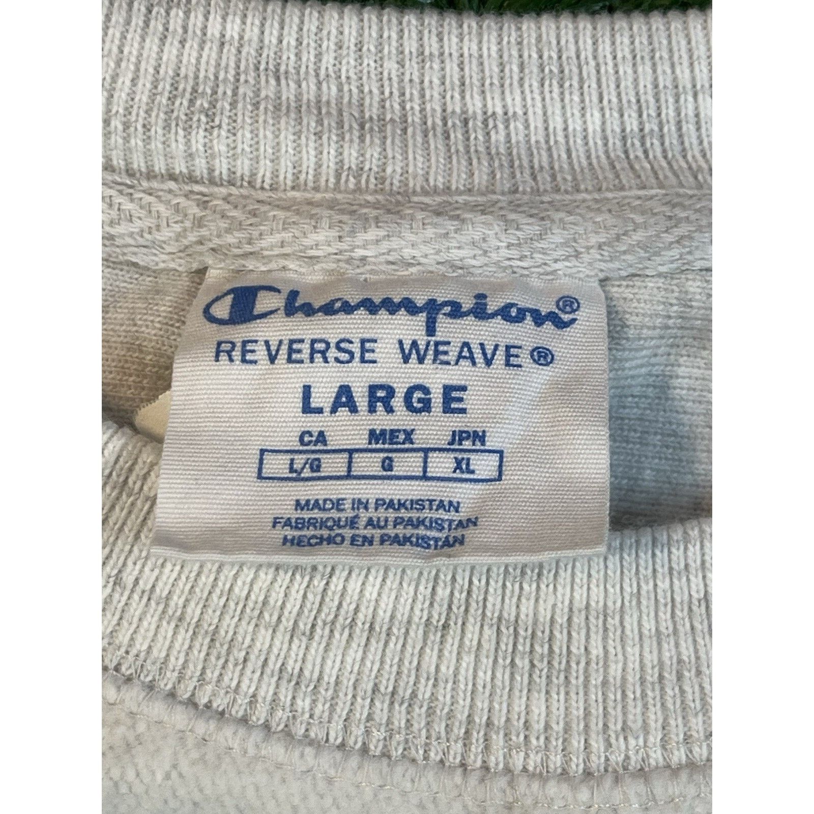 Champion Champion Inside Out Reverse Weave Gray Sweatshirt Sz LG Size US L / EU 52-54 / 3 - 3 Thumbnail