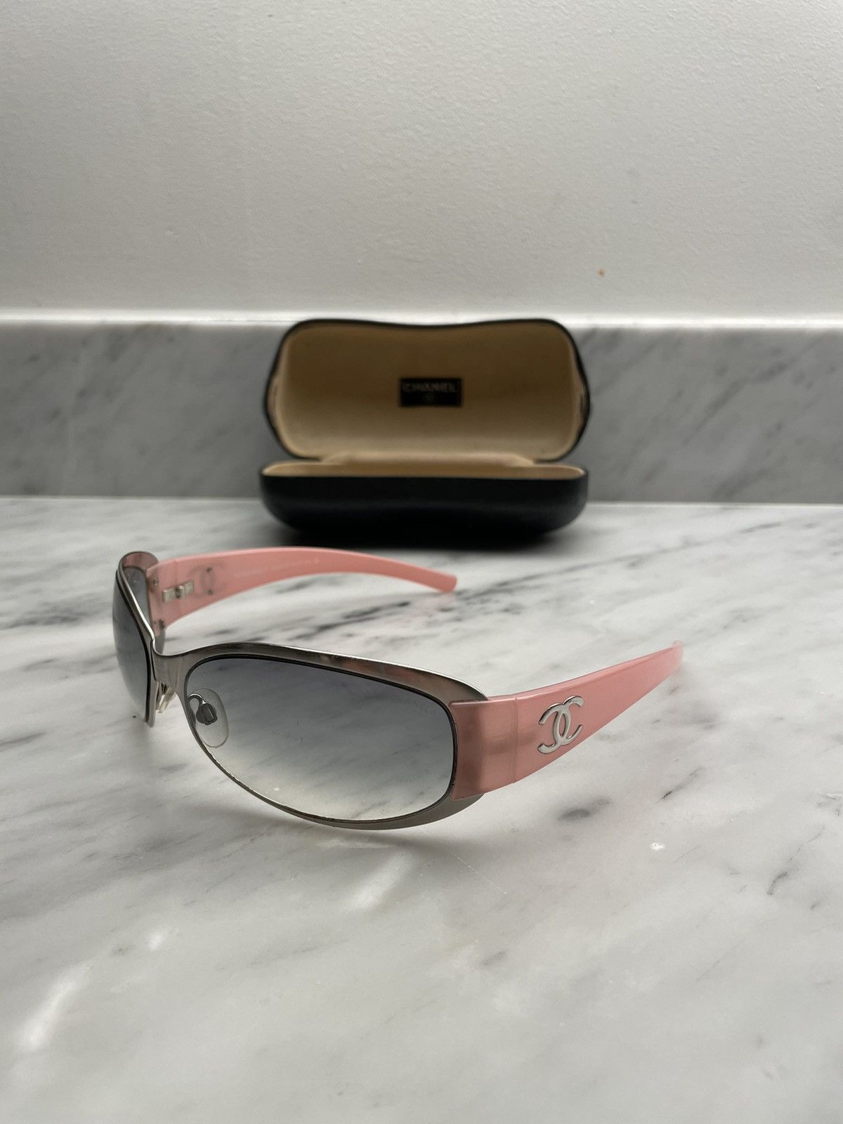Chanel × Designer × Vintage *RARE* Chanel 4116 pink sunglasses