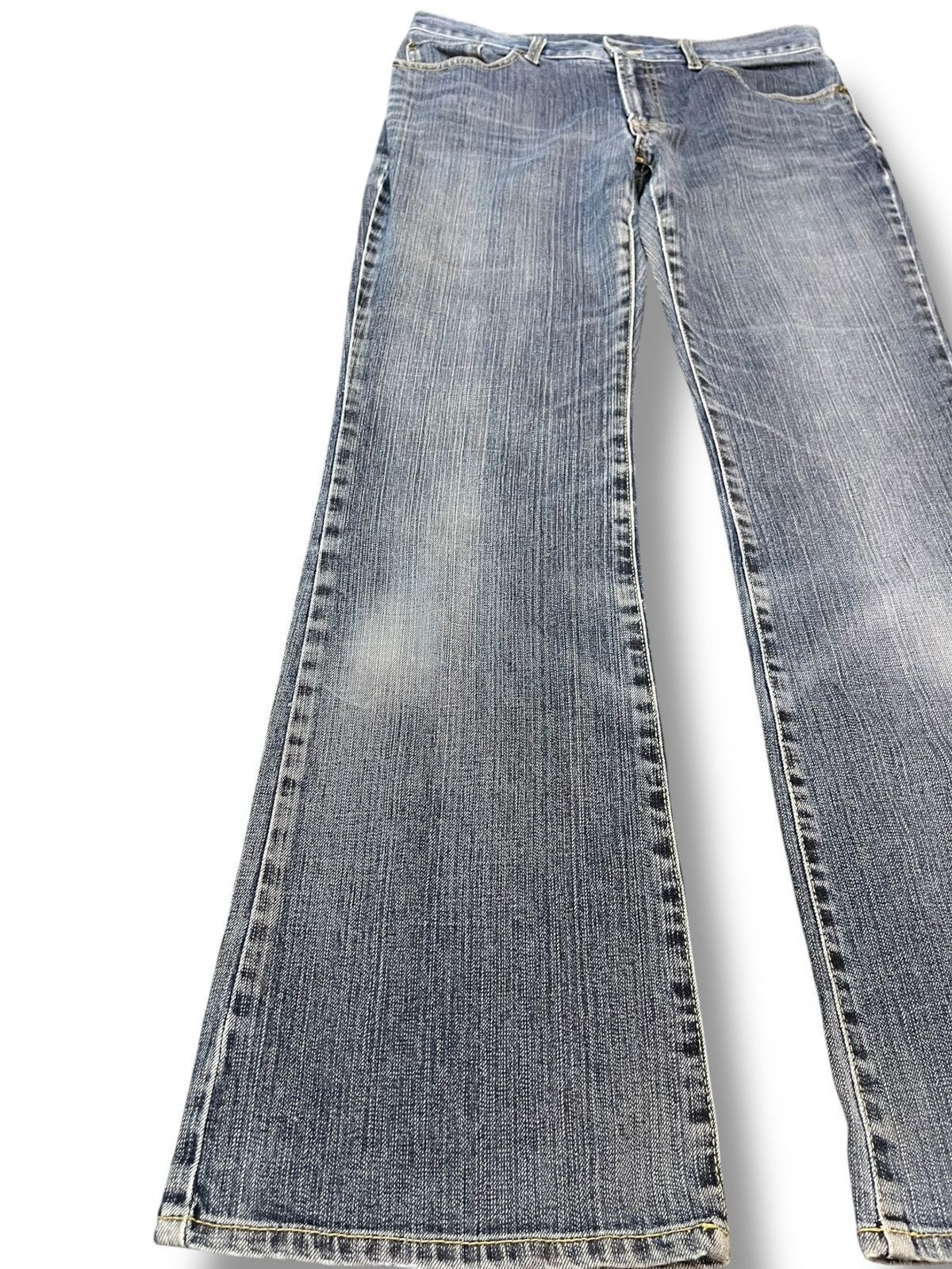 Jun Takahashi × Uniqlo Vintage Uniqlo Flare Boot Cut Denim Size US 31 - 3 Thumbnail