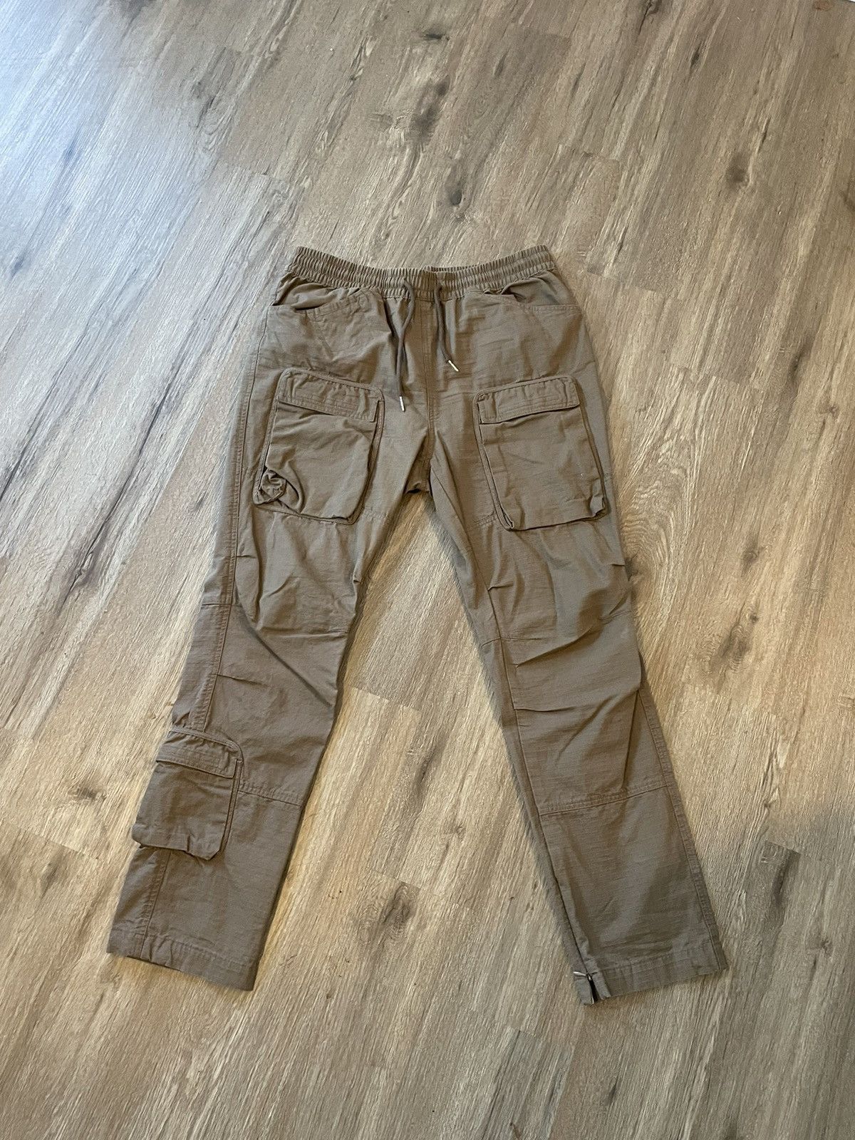 Richie Le Collection × Vintage RICHIE LE RIPSTOP CARGO PANTS❗️ Size US 30 / EU 46 - 2 Thumbnail