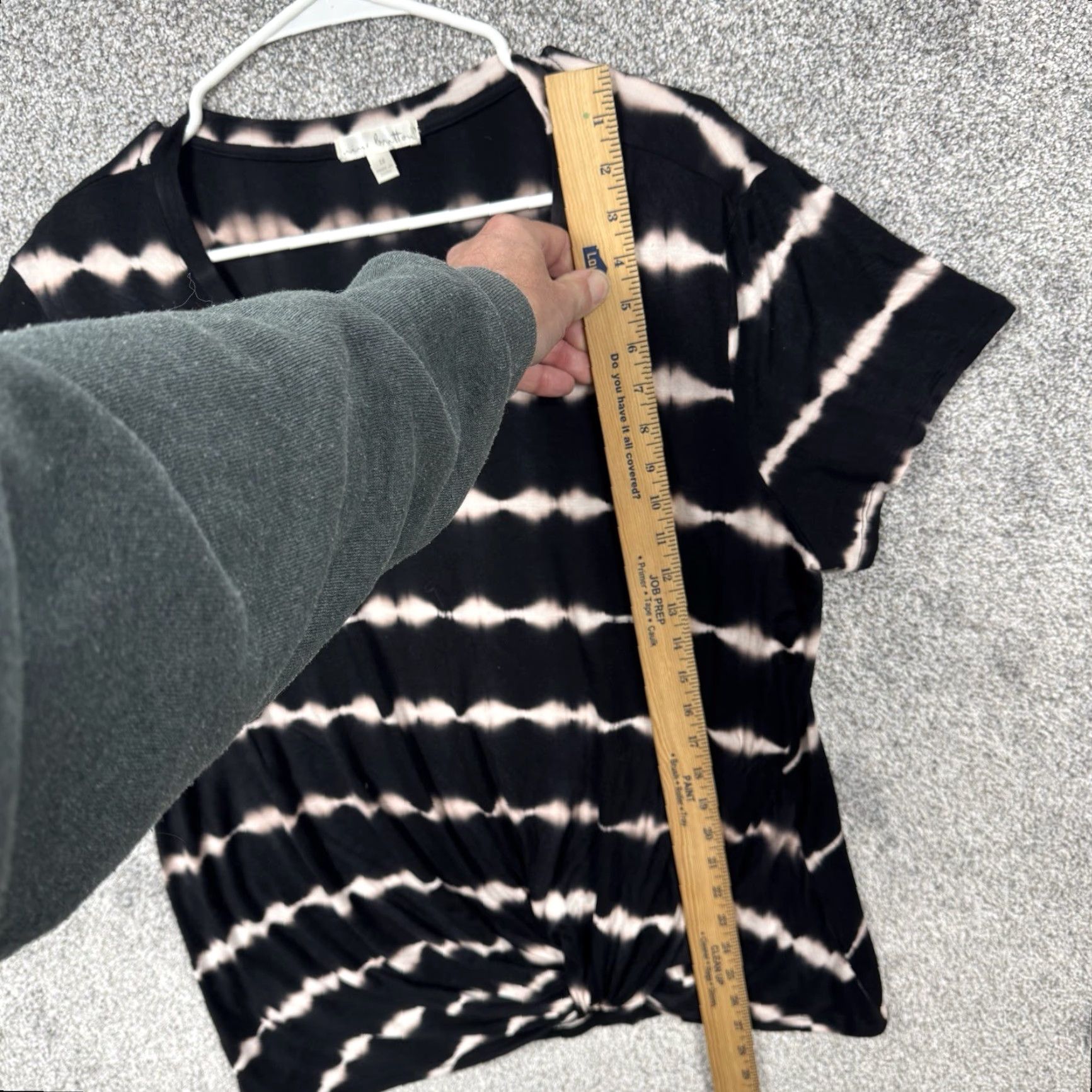 Vintage VINTAGE NINE BRITTON Shirt 1X Knotted Tie Dye Boho Hippie Festival Indie Shirt Size XL / US 12-14 / IT 48-50 - 2 Thumbnail
