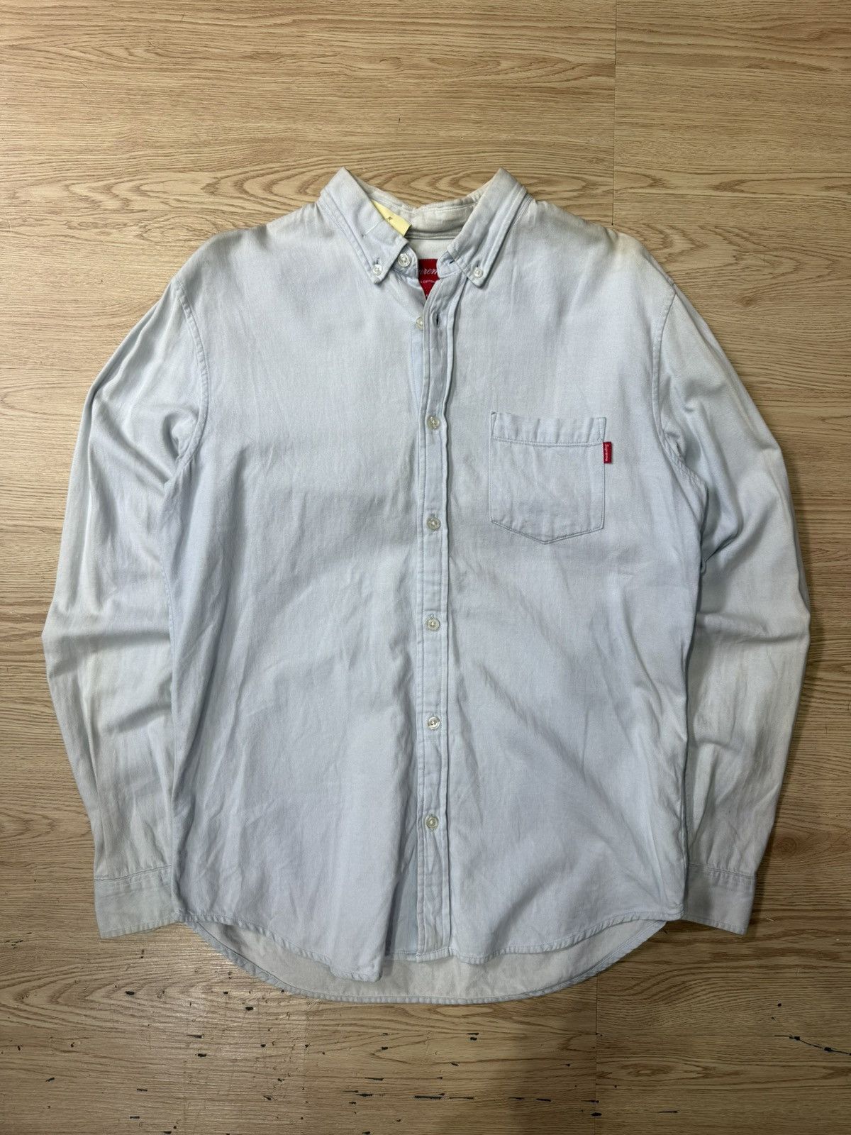 Supreme 90’s SUPREME RARE POCKET LOGO VINTAGE Y2K RETRO SHIRT Size US M / EU 48-50 / 2 - 1 Thumbnail