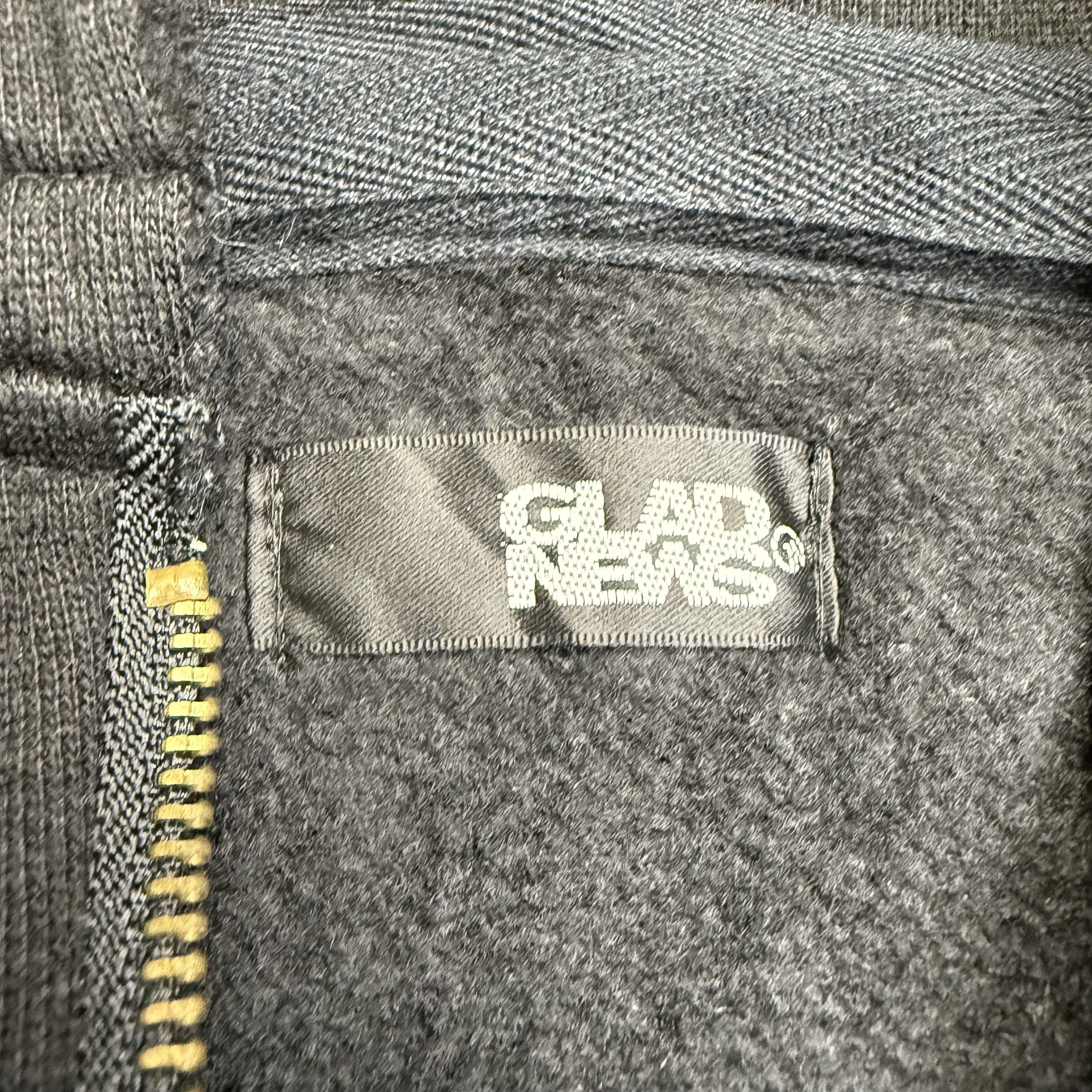 Japanese Brand Glad News Skulls Zip Up Hoodie Size US S / EU 44-46 / 1 - 7 Thumbnail