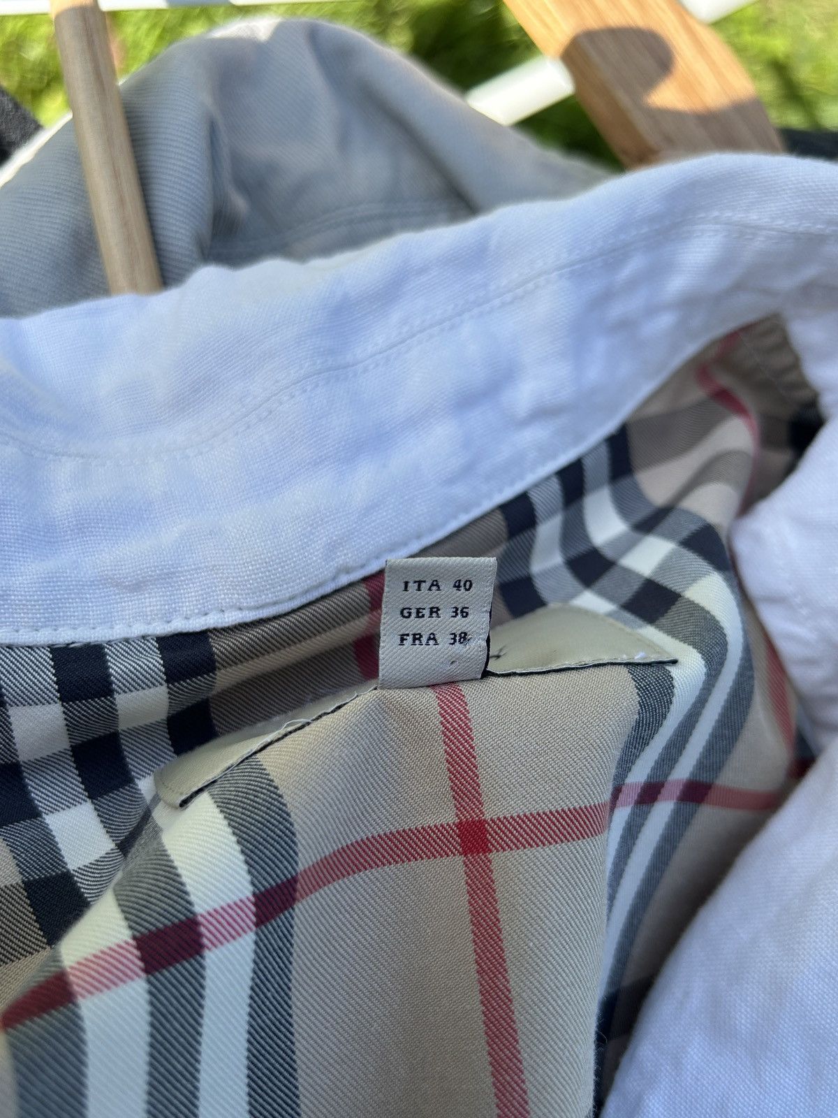Burberry Vintage Burberry London Linen Belted Light Jacket Size M / US 6-8 / IT 42-44 - 13 Thumbnail