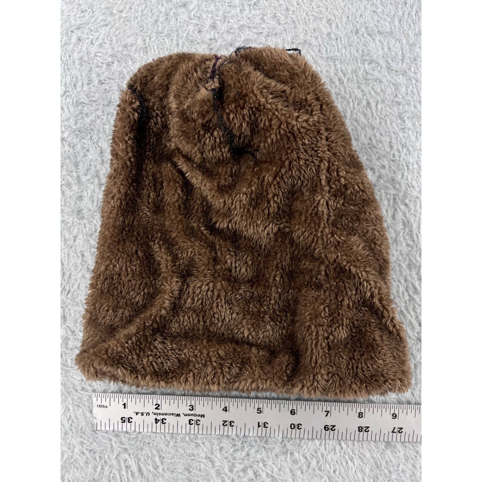 Vintage HINDAVI Hindawi Beanie Hat Mens One Size Burgundy Knit Lined Acrylic Fur Trim Winter Outdoor Ski Beanie Mens Size US M / EU 48-50 / 2 - 6 Thumbnail