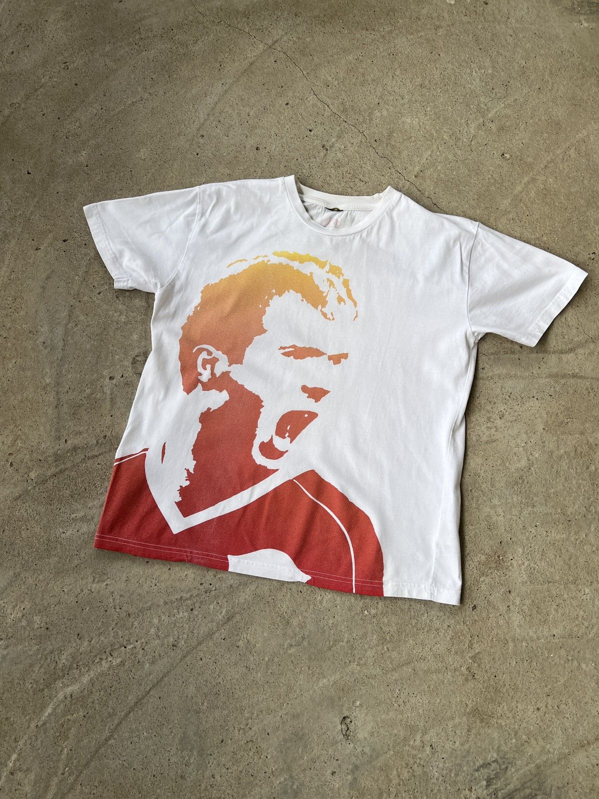 Vintage Manchester United Pole Scholes Tee Size US S / EU 44-46 / 1 - 1 Thumbnail